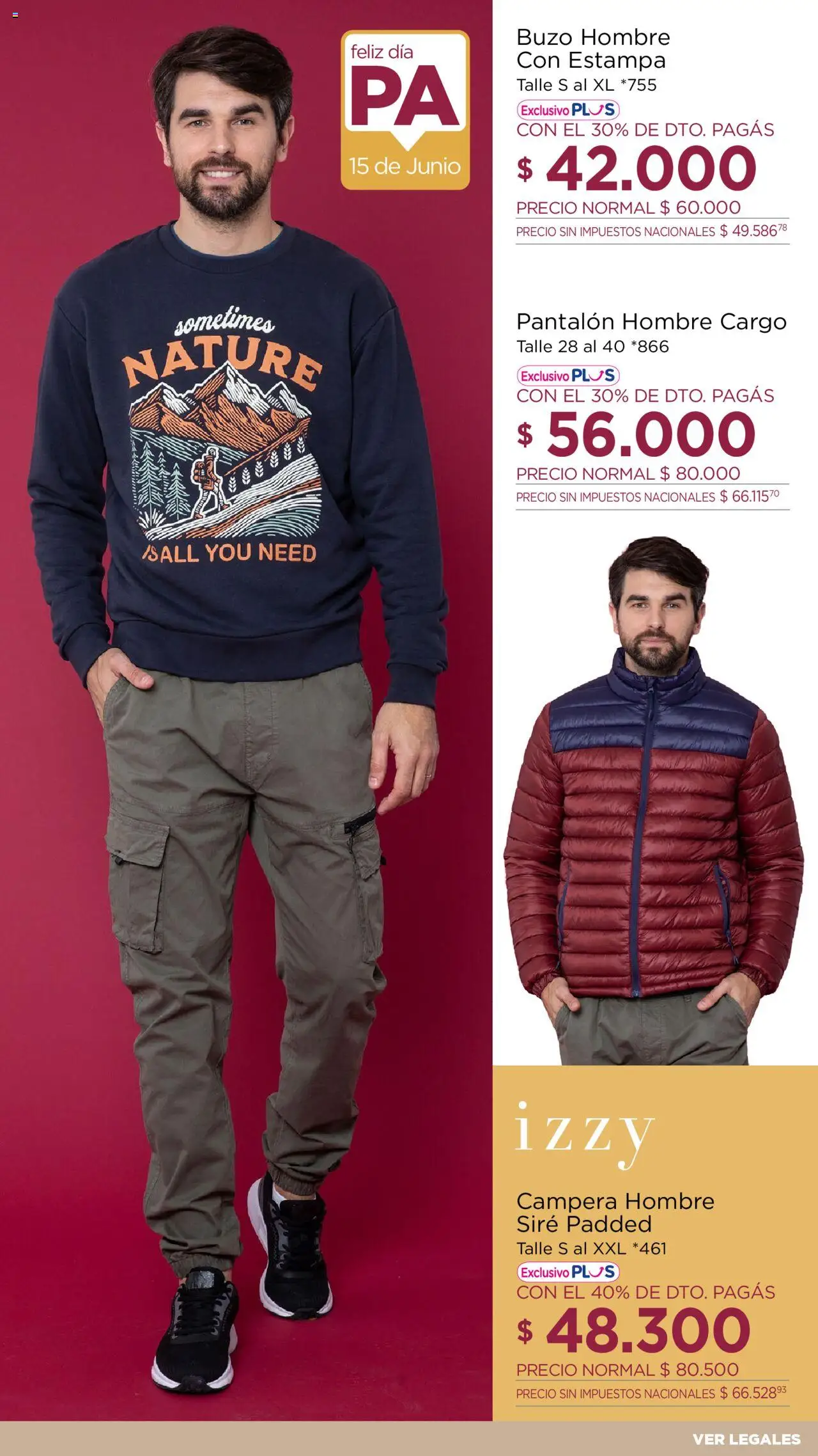 La Anonima Día del Padre │ válido desde el 12.06.2025 | Página: 17 | Productos: Buzo, Campera