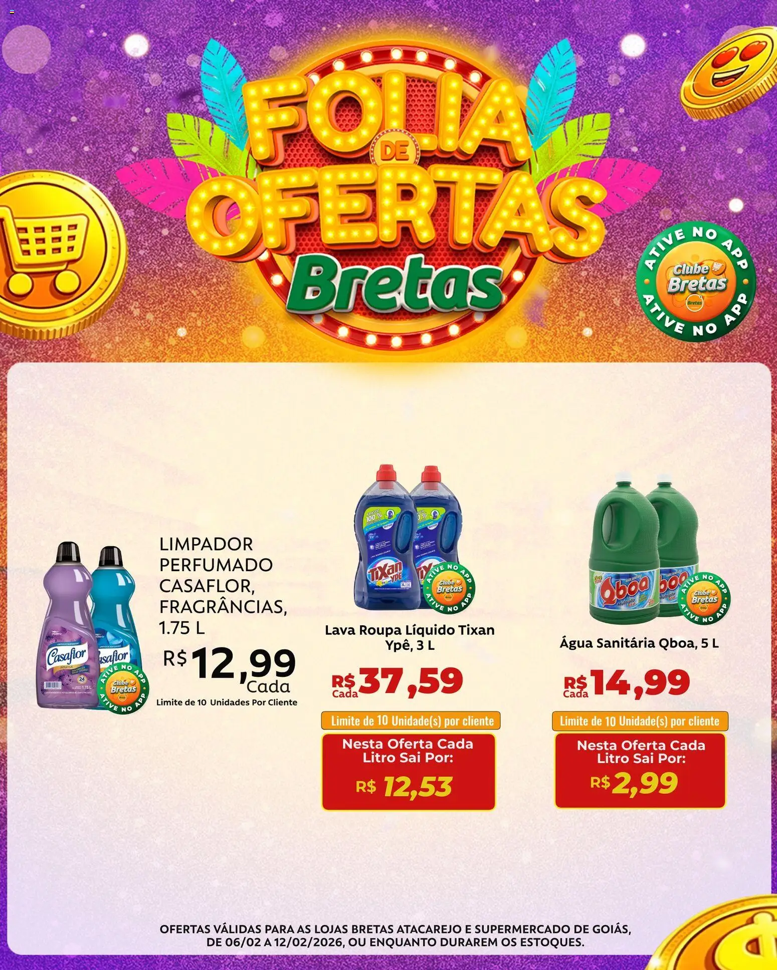 Bretas Folheto - válido de 06.02.2026 | Página: 7 | Produtos: Água sanitária