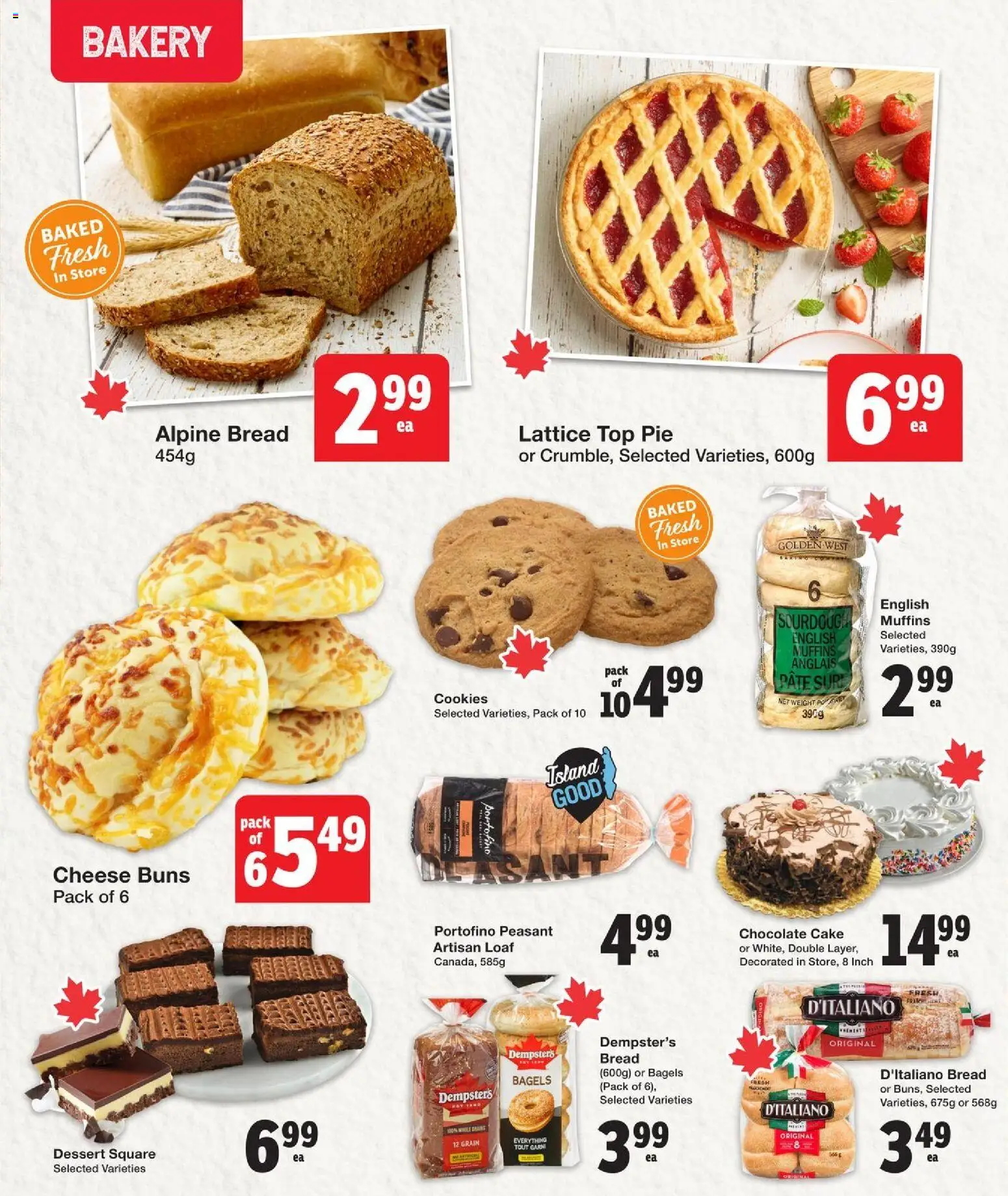 Quality Foods flyer valid from 23.04.2026 | Page: 7 | Products: Cookies, Bakery, Bread, Chocolate