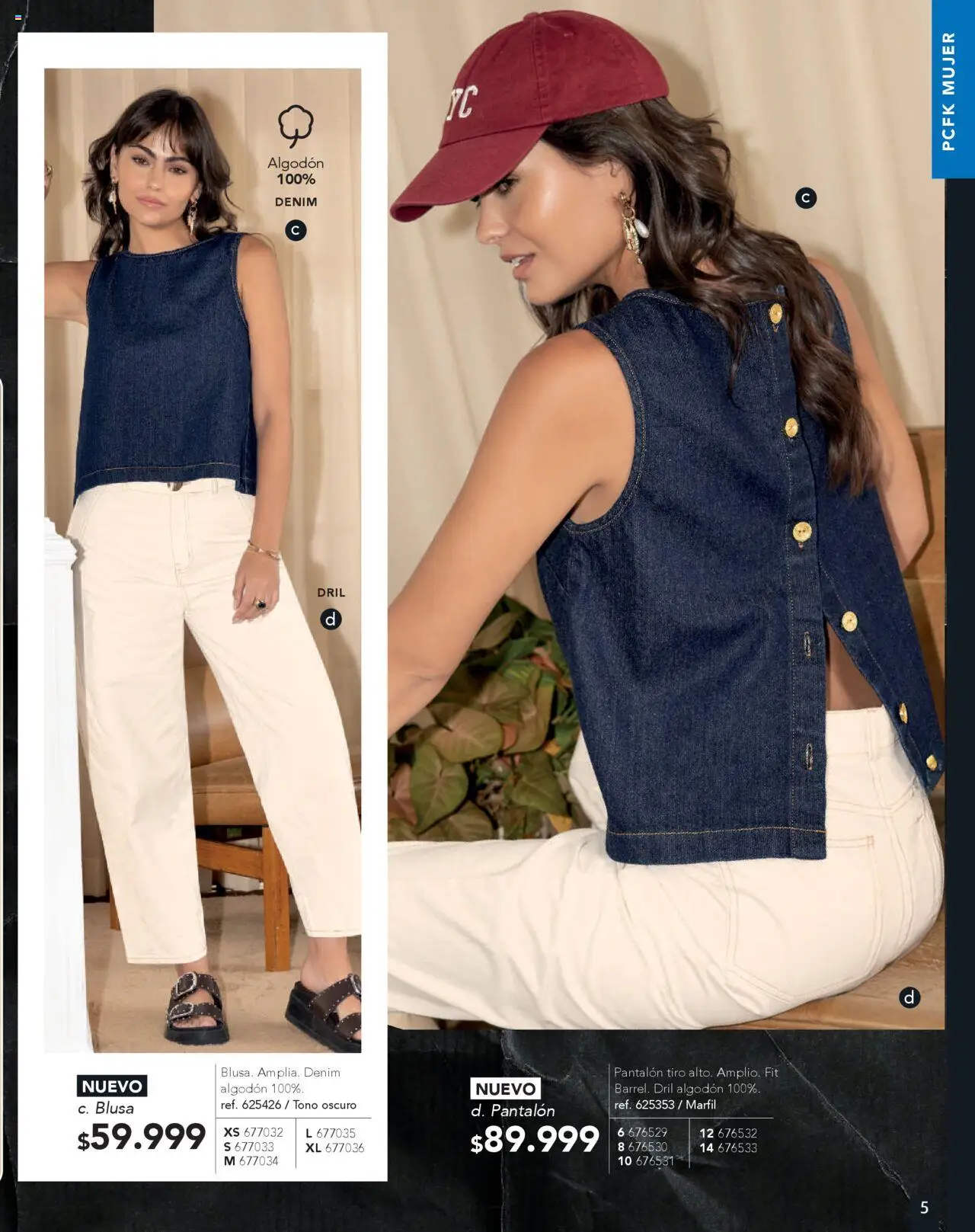 Pacifika revista - valida desde el 14.07.2025 | Página: 5 | Productos: Algodón, Short, Camisa