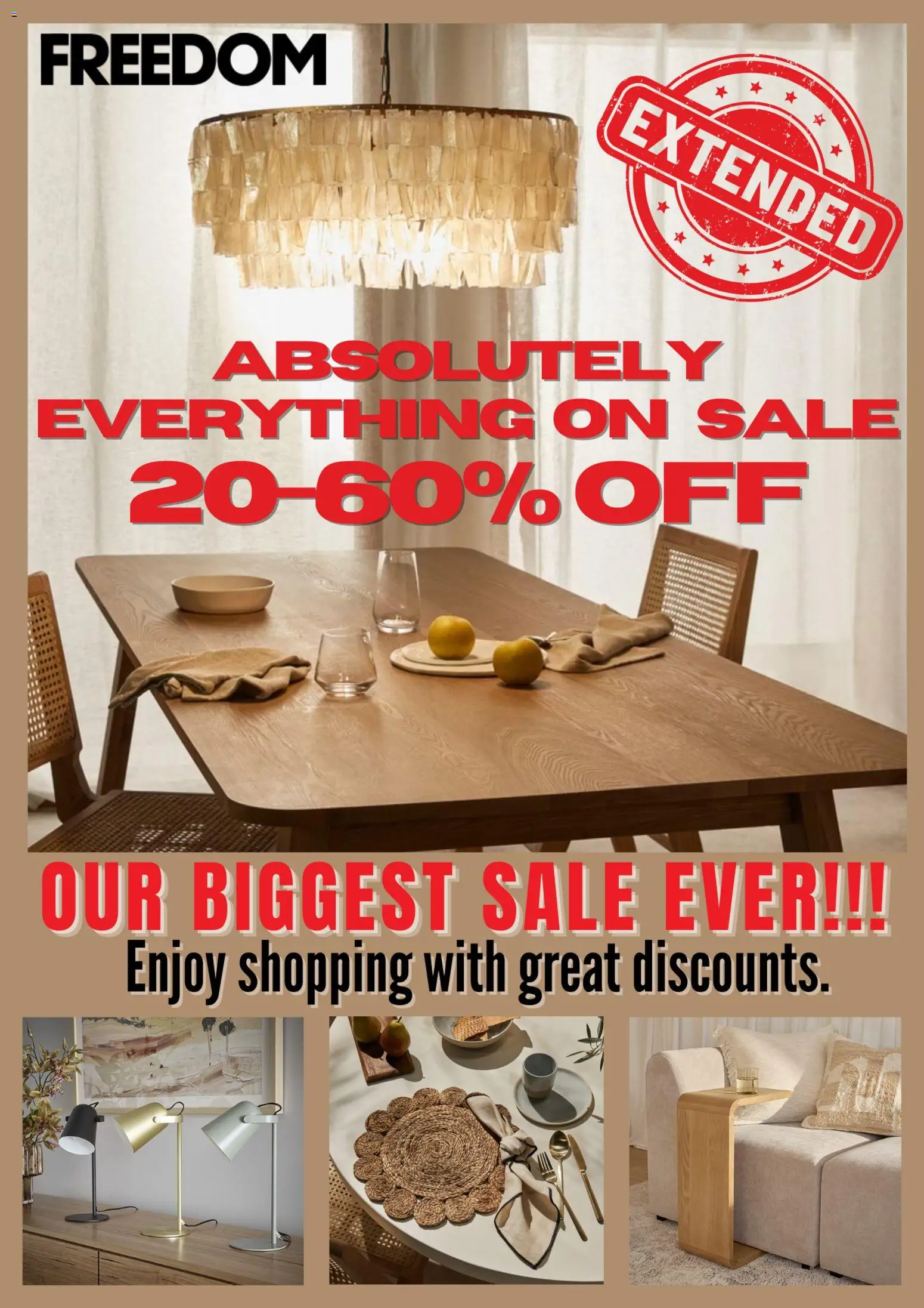 Freedom Furniture catalogue from 27.01.2026 | Page: 1