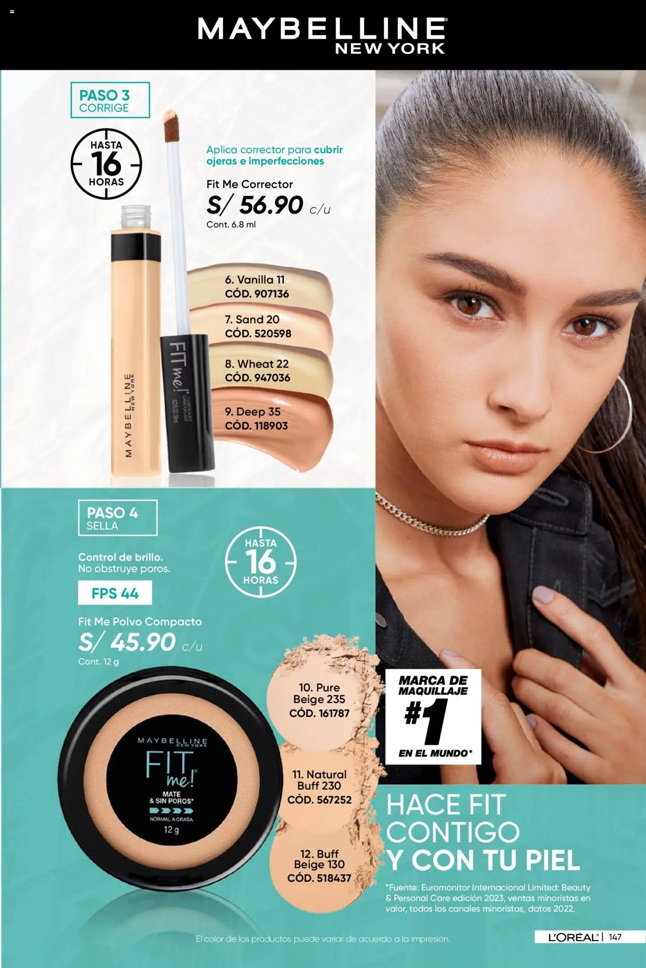 Catálogo Azzorti válido desde 28.07.2025 | Página: 149 | Productos: Maquillaje, Corrector, Polvo