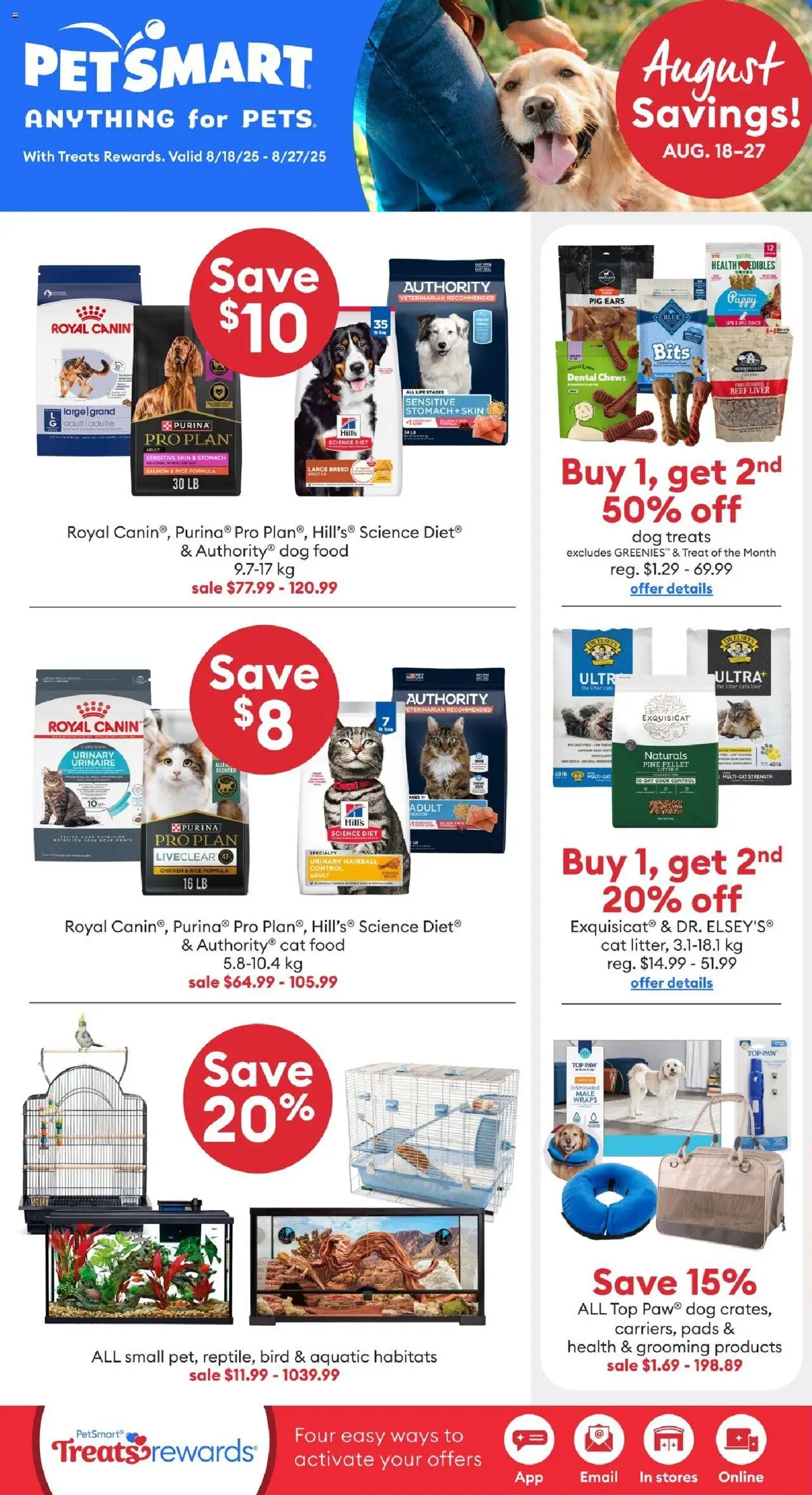Petsmart flyer valid from 18.08.2025 | Page: 1