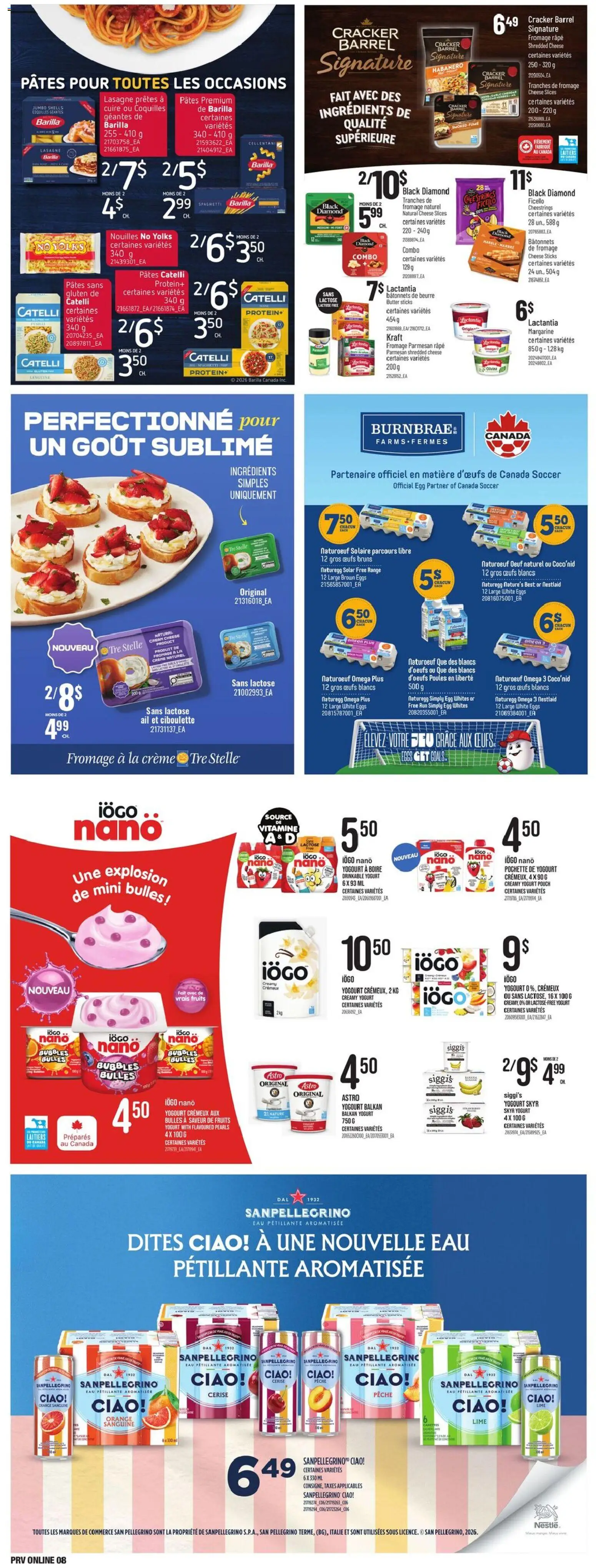 Provigo flyer valid from 23.04.2026 | Page: 10 | Products: Cream, Butter, Yogurt, Eggs