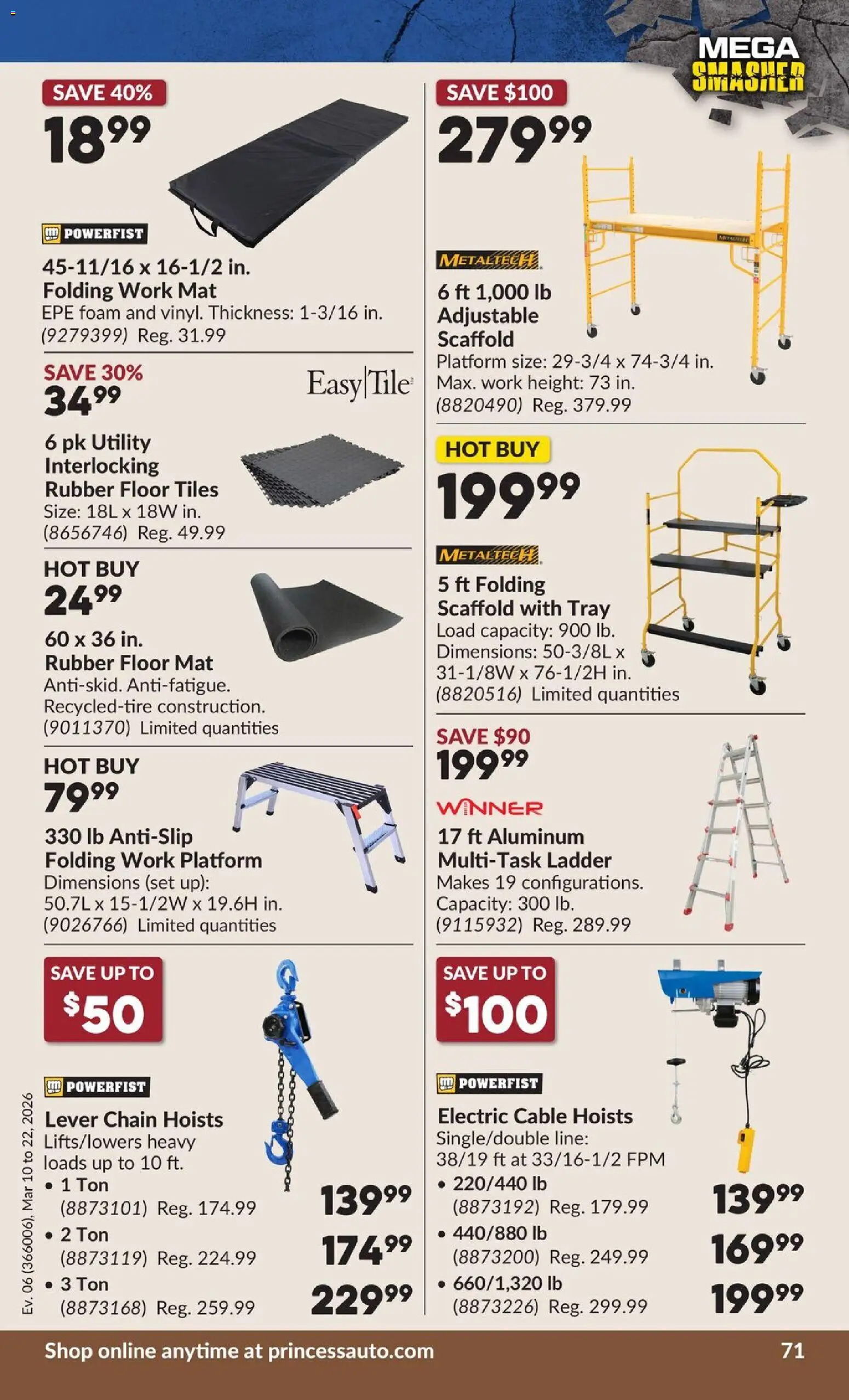 Princess Auto flyer valid from 10.03.2026 | Page: 76 | Products: Cable