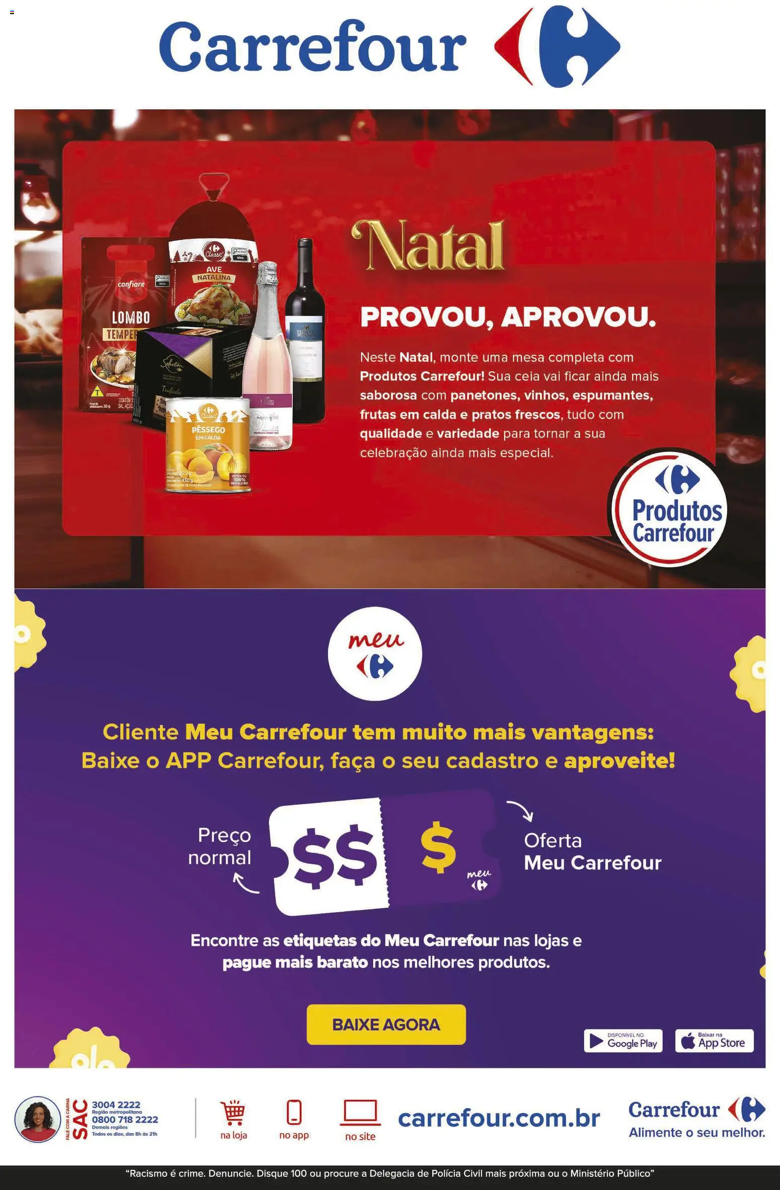 Carrefour Bairro Folheto - válido de 11.12.2025 | Página: 4 | Produtos: Pêssego, Mesa, Faca, Sal