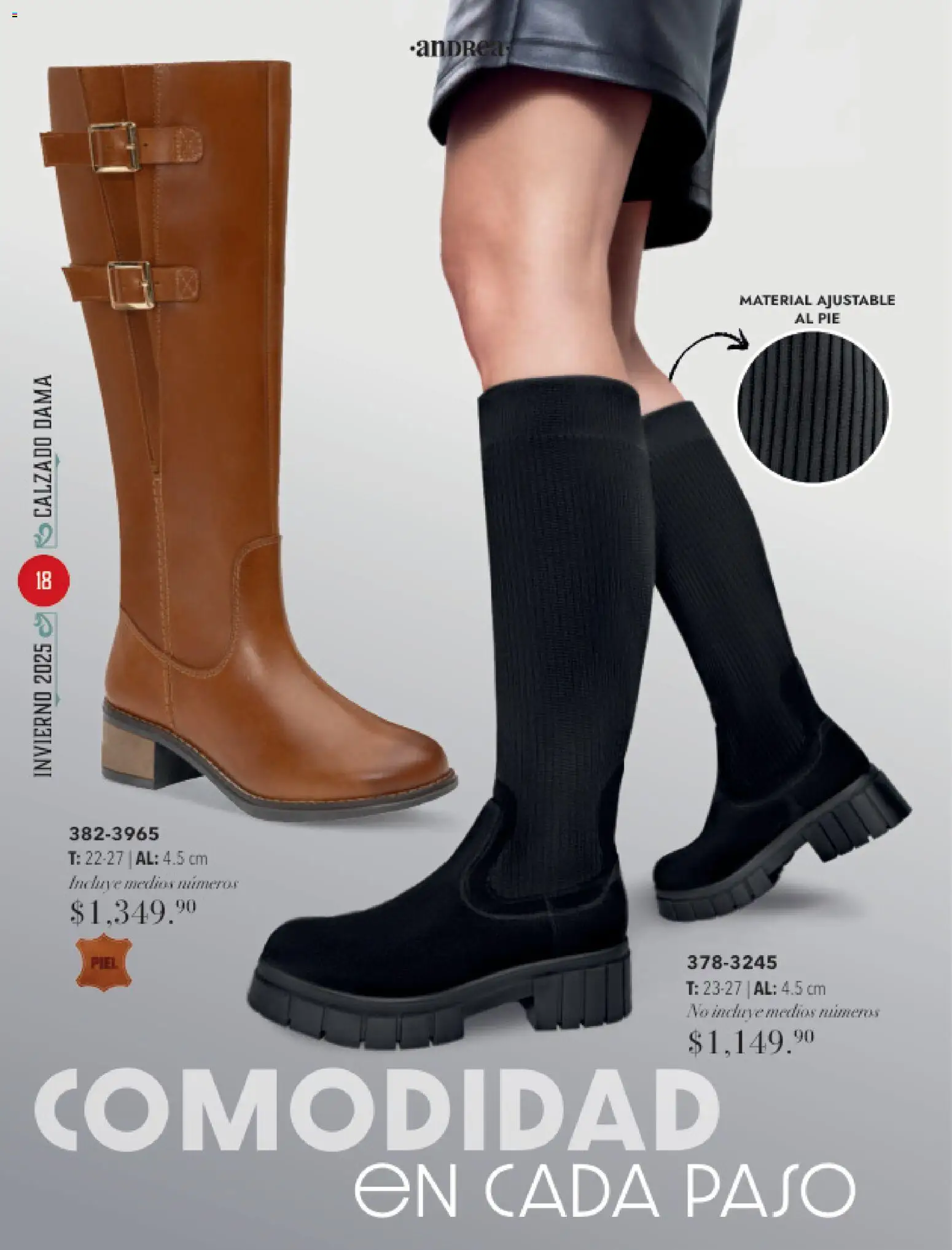 Nuevas ofertas de Andrea válidas en toda la República Mexicana desde el 26.11.2025. ¡Encuentra las mejores ofertas en Andrea catálogo Invierno! | Página: 18