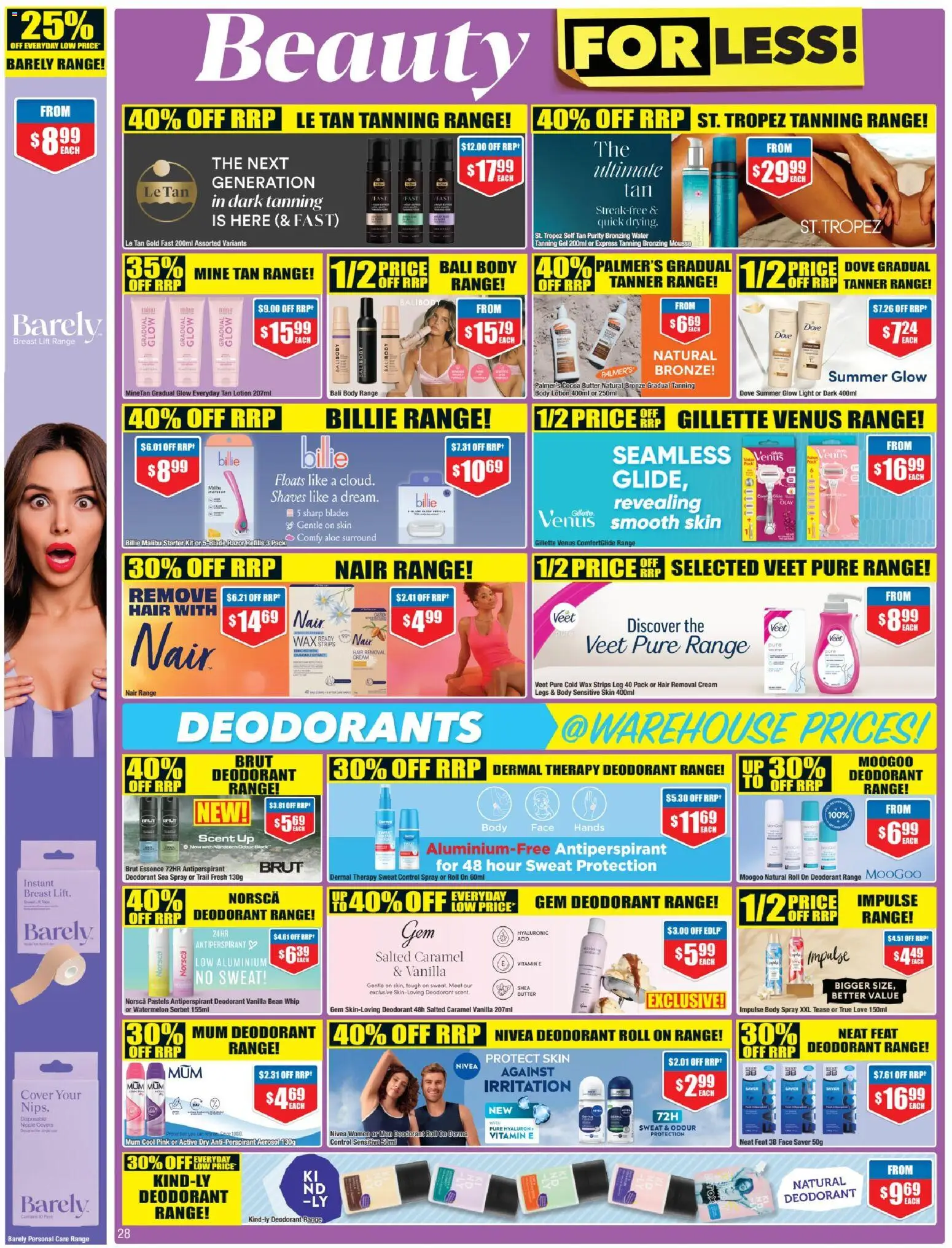 Chemist Warehouse catalogue - valid from 29.01.2026 | Page: 28 | Products: Light, Cocoa, Lotion, Peach