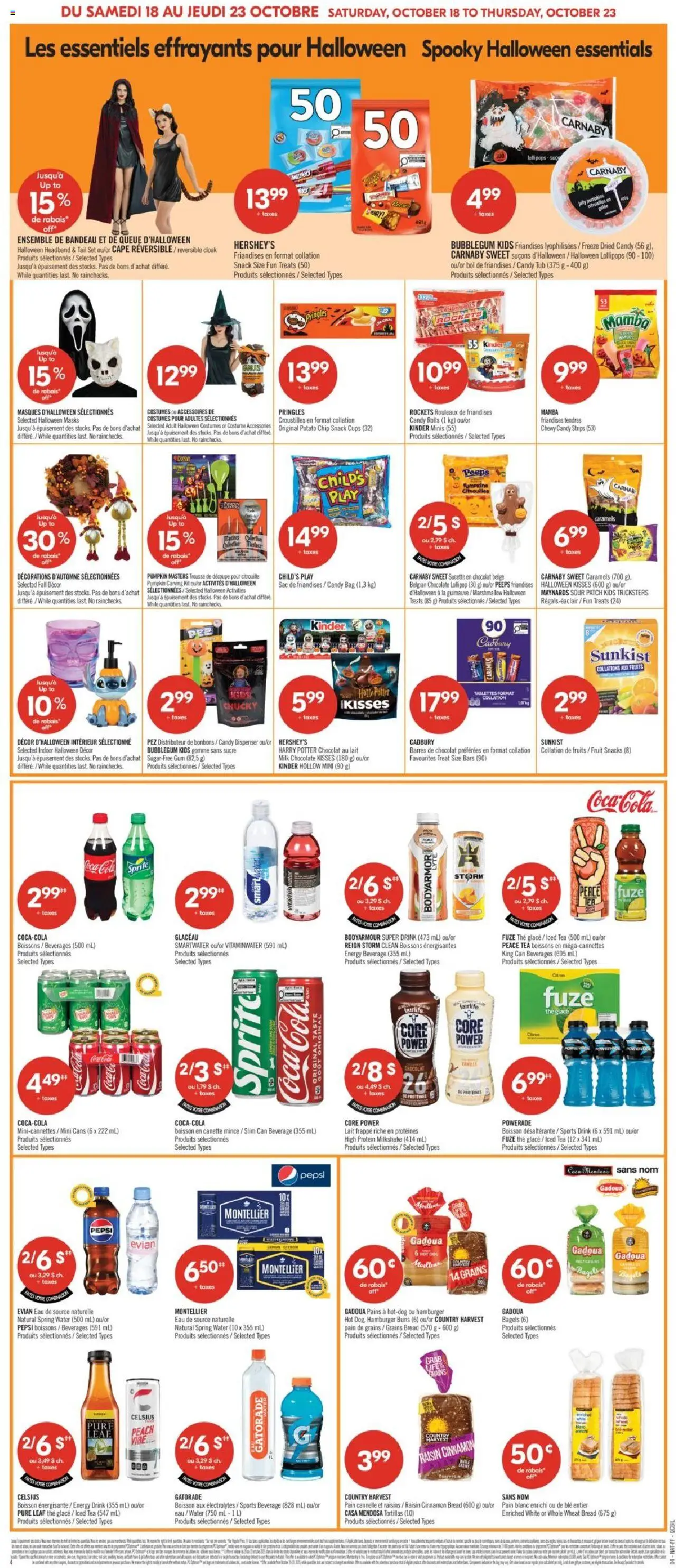 Pharmaprix flyer valid from 18.10.2025 | Page: 7 | Products: Bag, Milk, Chocolate, Pumpkin