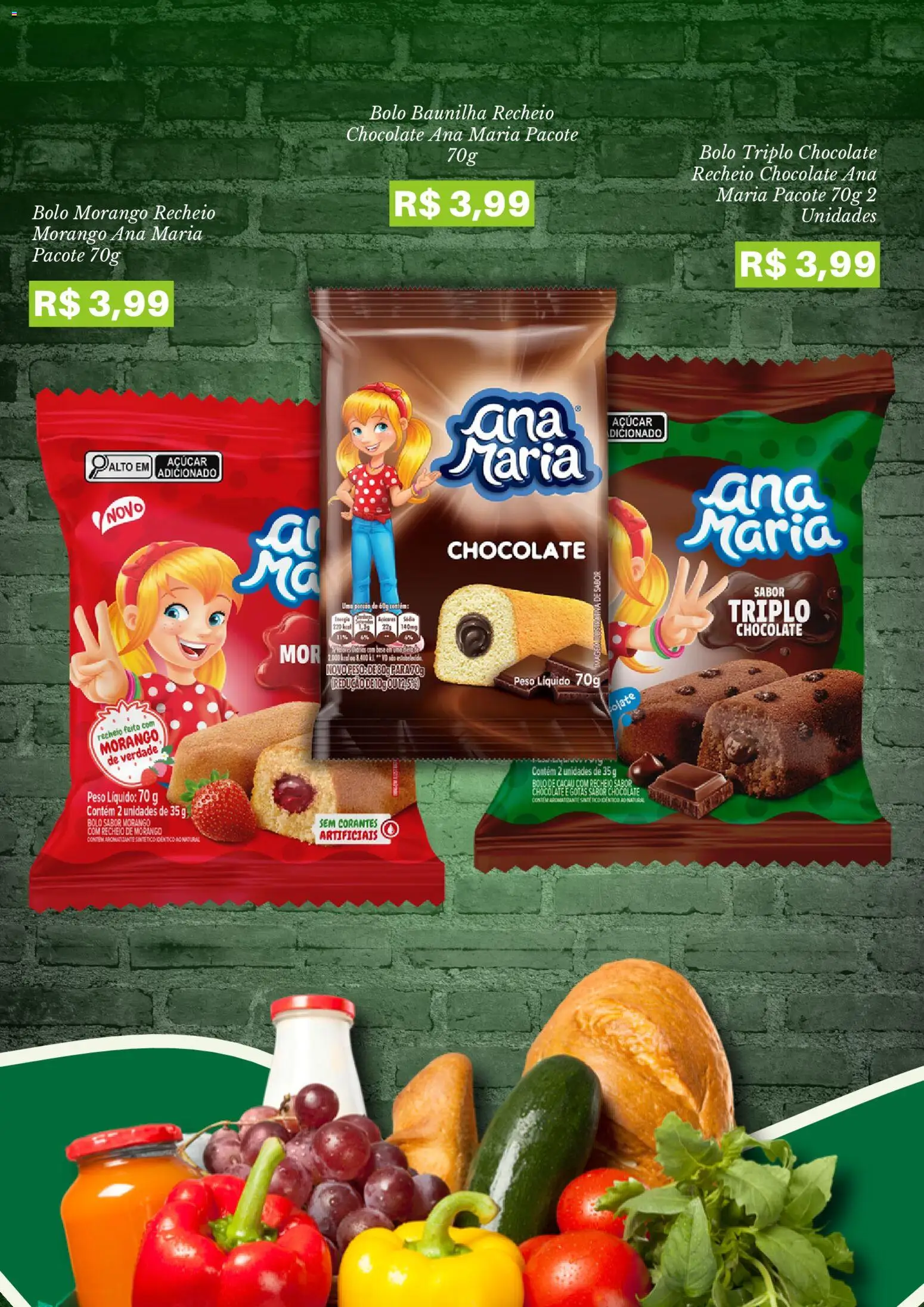 Pão de Açúcar Folheto - válido de 06.04.2026 | Página: 3 | Produtos: Chocolate, Bolo, Açúcar