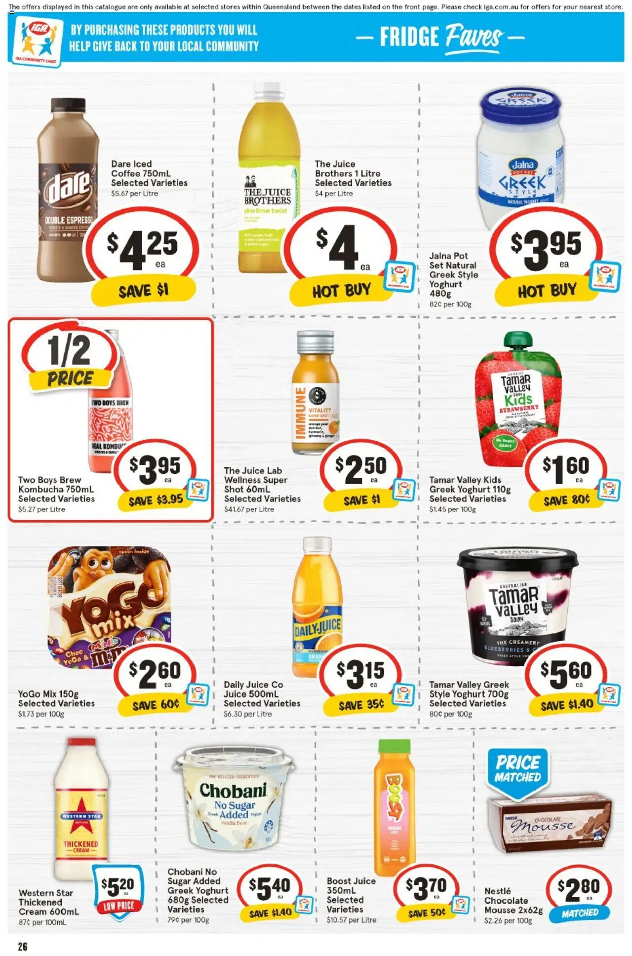 IGA catalogue - valid from 18.06.2025 | Page: 27 | Products: Dairy, Juice, Sugar, Blueberries