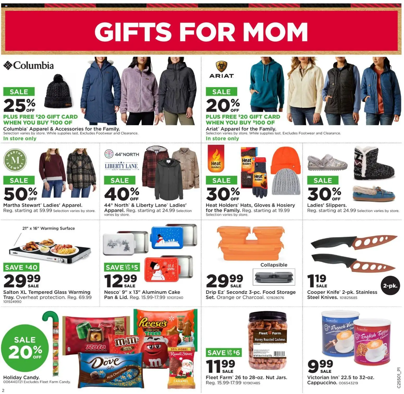 Mills Fleet Farm Gifting Event - valid from 11.12.2025 | Page: 2 | Products: Pan, Butter, Chocolate, Gloves