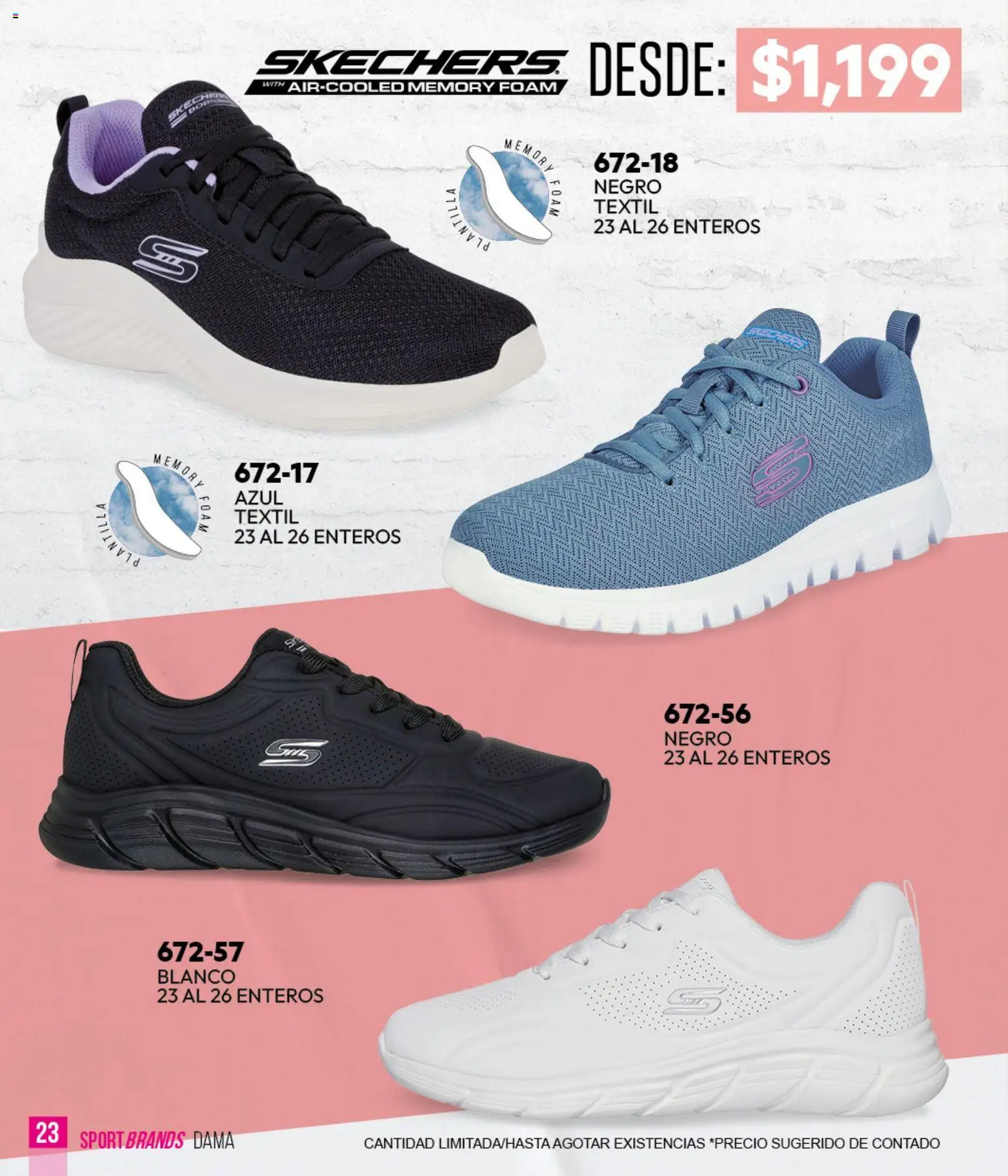 Nuevas ofertas de Cklass válidas en toda la República Mexicana desde el 05.03.2026. ¡Encuentra las mejores ofertas en Cklass catálogo Verano Sportbrands Dama! | Página: 24