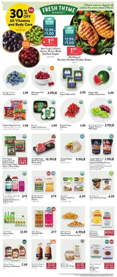 Preview of Fresh Thyme weekly ads valid from 23.07.2025