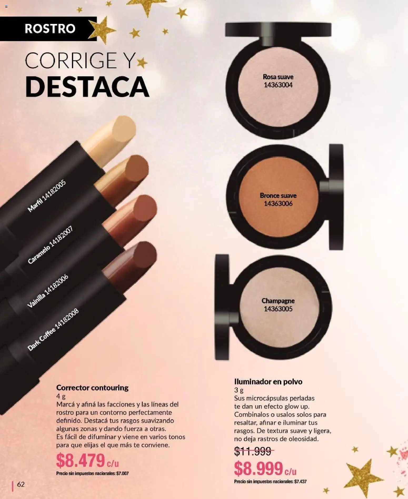 Bagués - Catálogo │ válido desde el 17.11.2025 | Página: 62 | Productos: Iluminador, Polvo, Contorno, Té