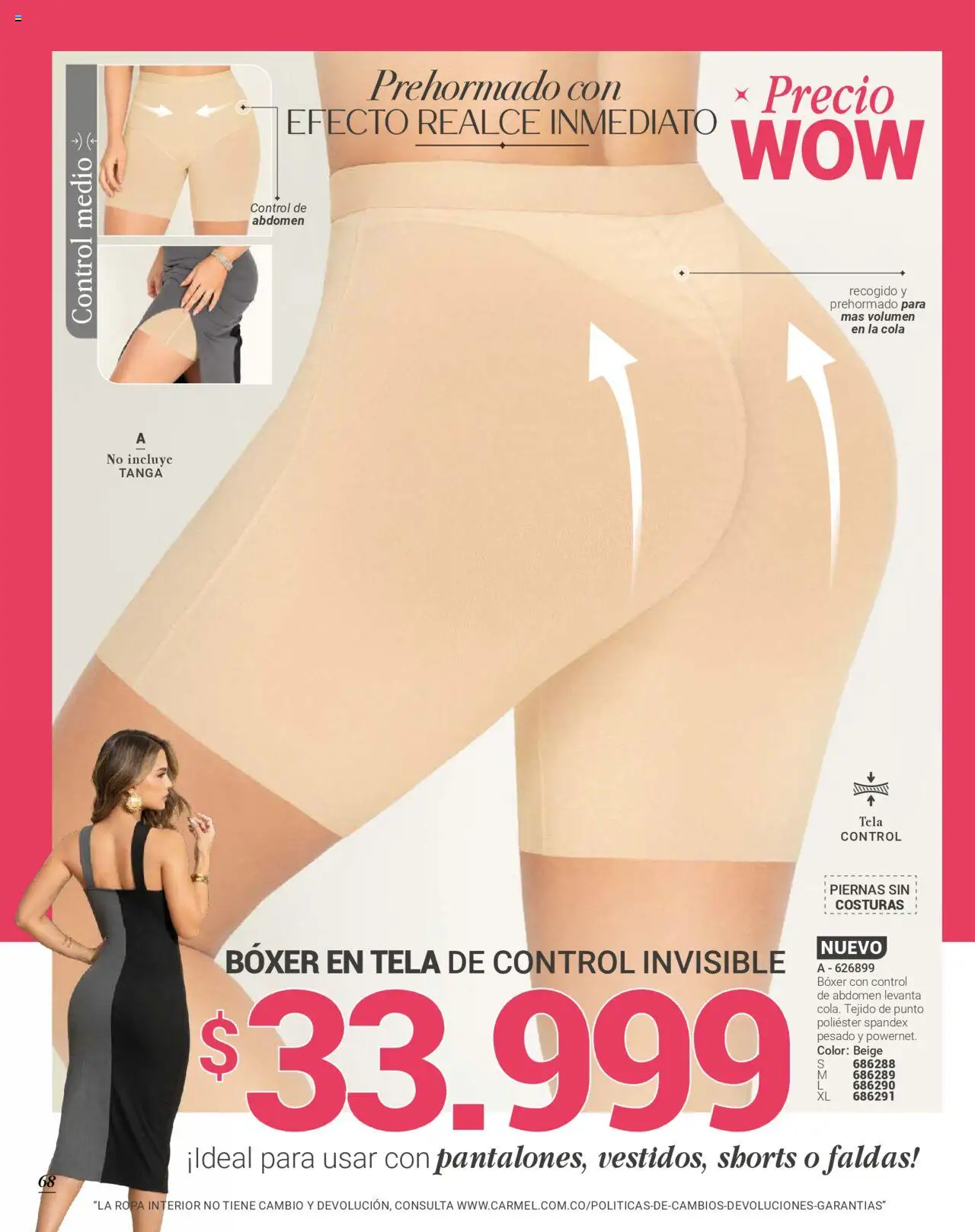 Carmel revista - valida desde el 25.09.2025 | Página: 68 | Productos: Ropa, Faldas, Ropa interior