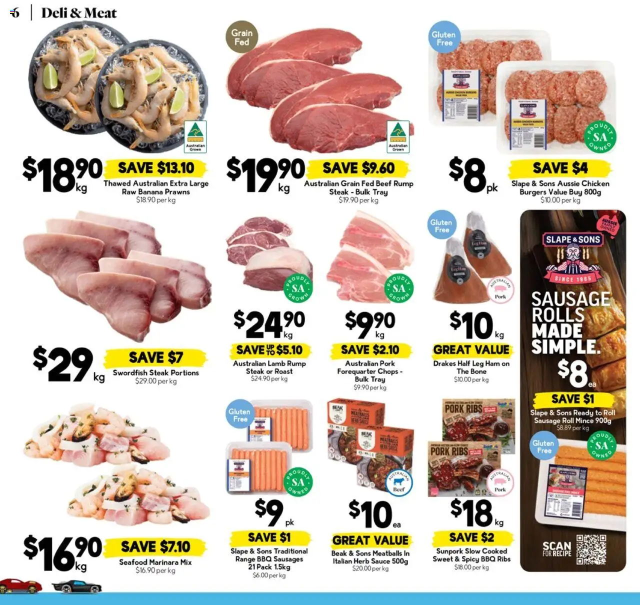 Drakes catalogue - valid from 08.10.2025 | Page: 6 | Products: Pork, Sauce, Seafood, Sausage