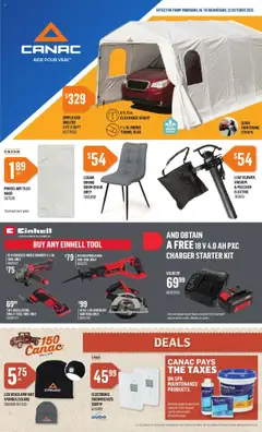 Preview of Canac weekly flyer from shop Canac valid from 16.10.2025