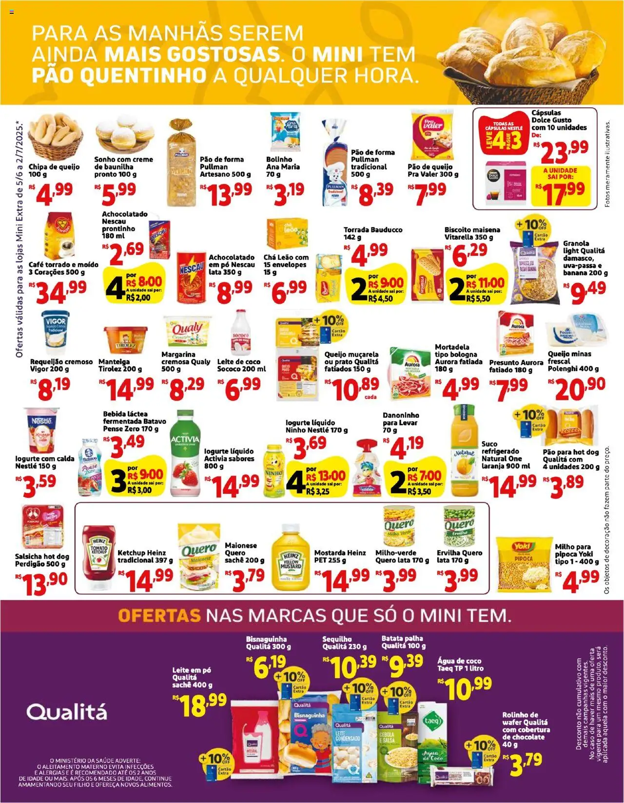 Extra Folheto - válido de 05.06.2025 | Página: 2 | Produtos: Queijo, Ketchup, Granola, Maionese