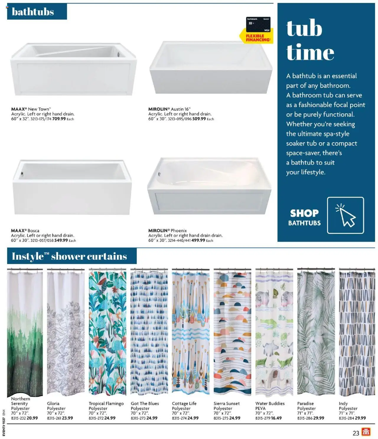 Home Hardware flyer valid from 11.09.2025 | Page: 23 | Products: Shower, Suit