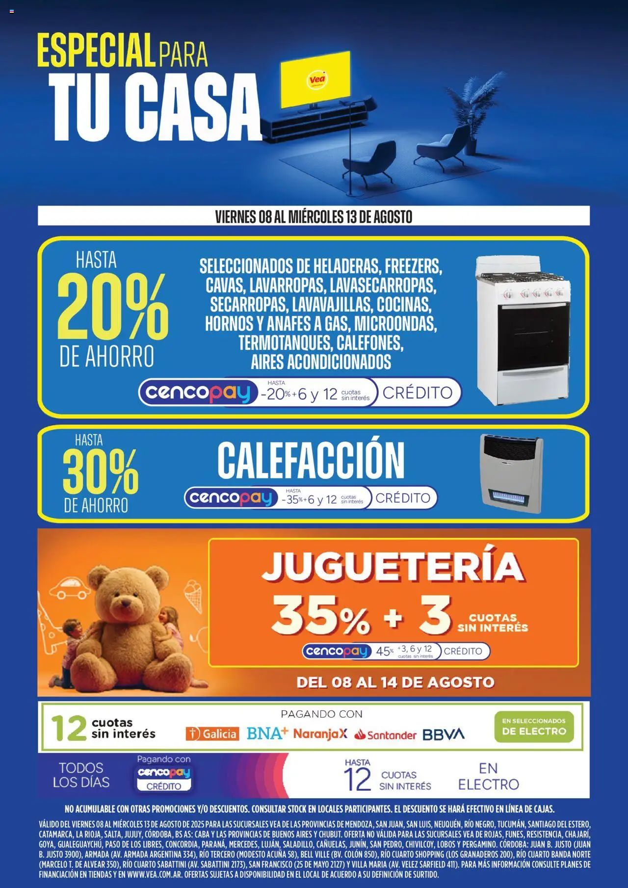 Vea - Ofertas especial para tu casa │ válido desde el 08.08.2025 | Página: 1