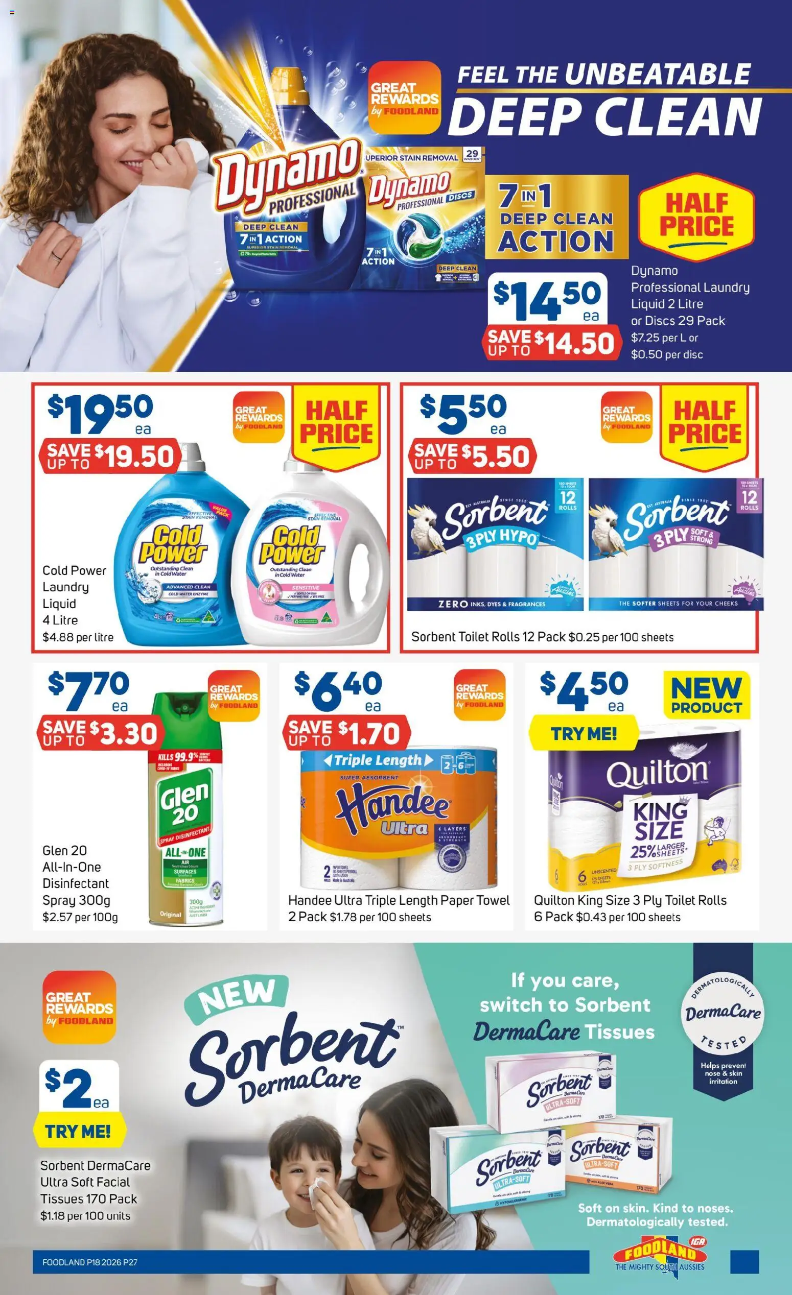 Foodland catalogue - valid from 29.04.2026 | Page: 27 | Products: Toilet, Water, Laundry, Tissues