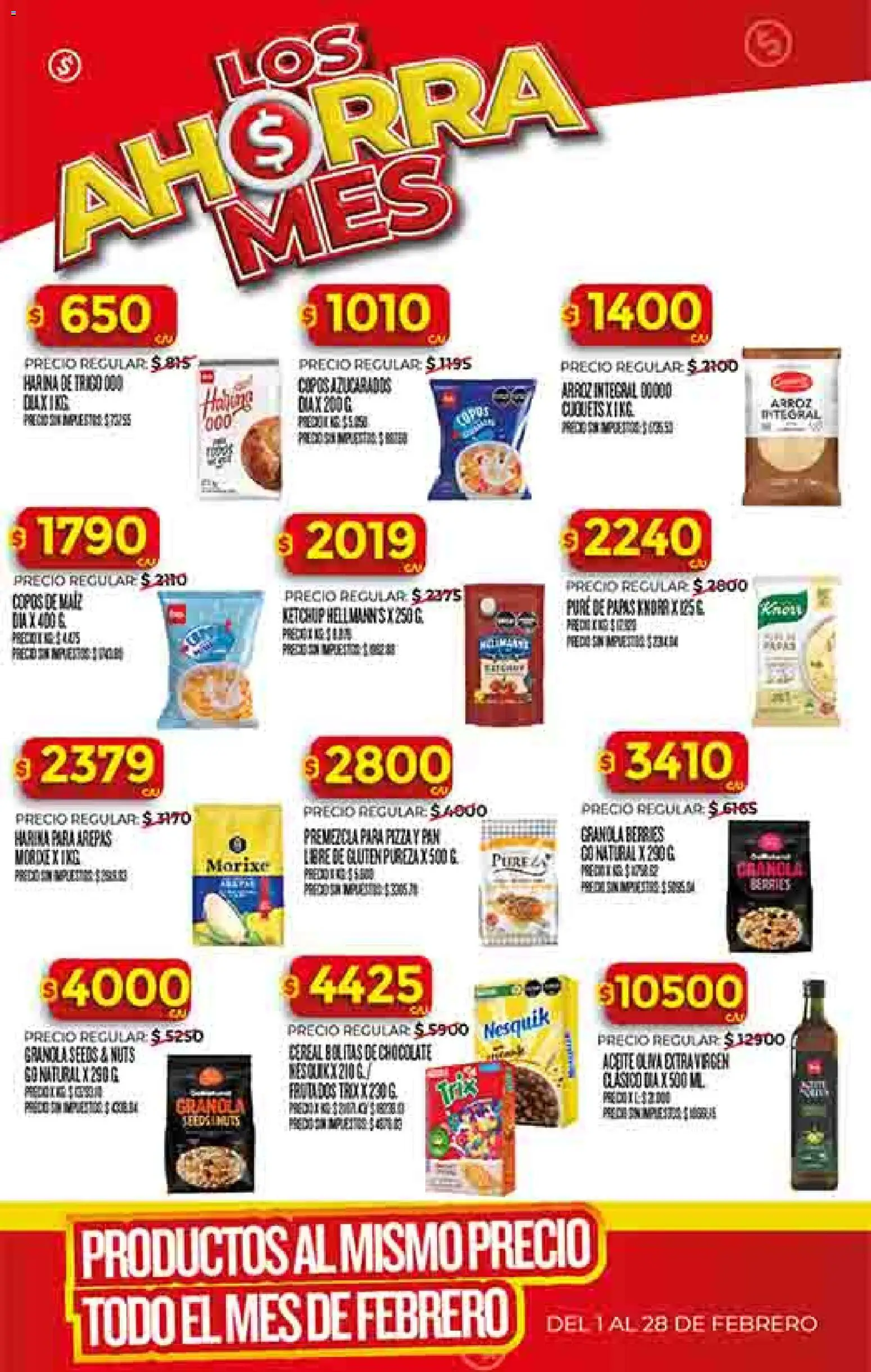 Dia - Ofertas - Salta y Jujuy │ válido desde el 11.02.2026 | Página: 28 | Productos: Harina, Aceite, Ketchup, Maiz