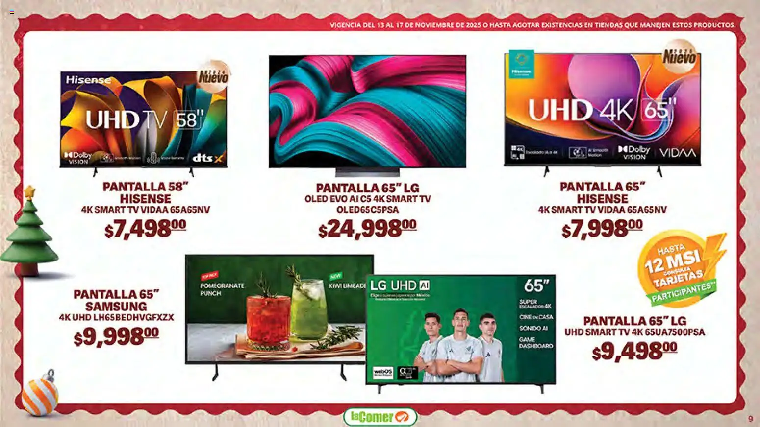 Nuevas ofertas de La Comer válidas en toda la República Mexicana desde el 13.11.2025. ¡Encuentra las mejores ofertas en La Comer Buen Fin ! | Página: 9 | Productos: Kiwi