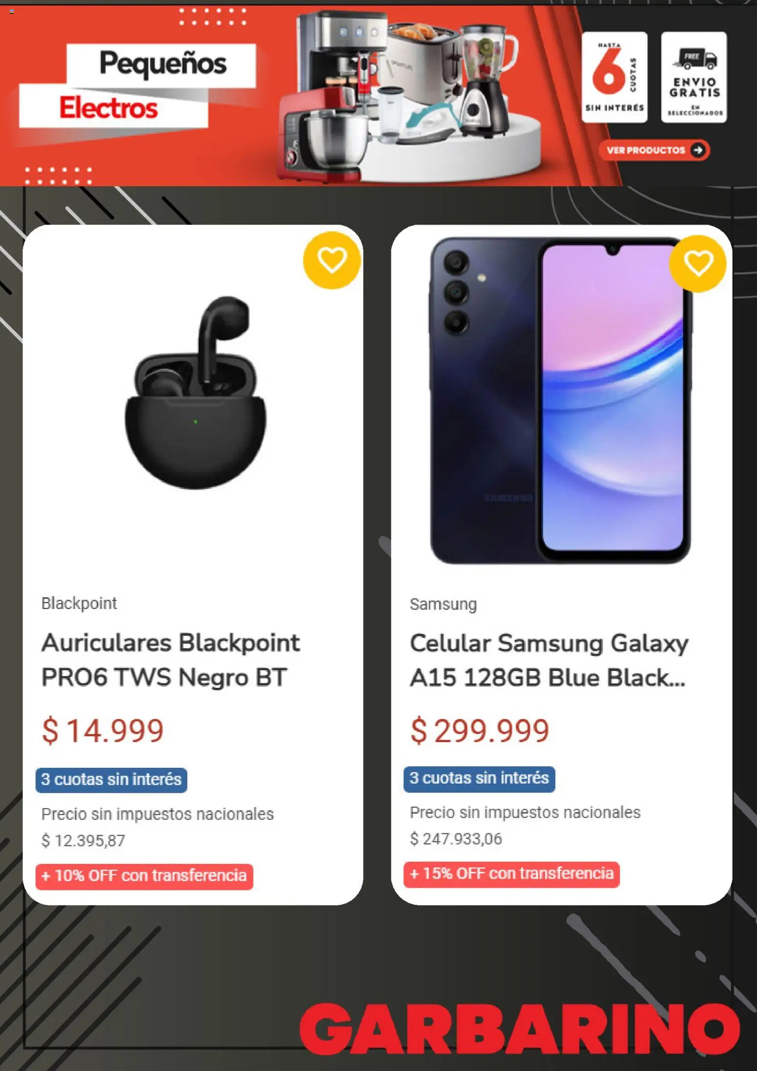 Garbarino catálogo │ válido desde el 20.01.2026 | Página: 6 | Productos: Auriculares