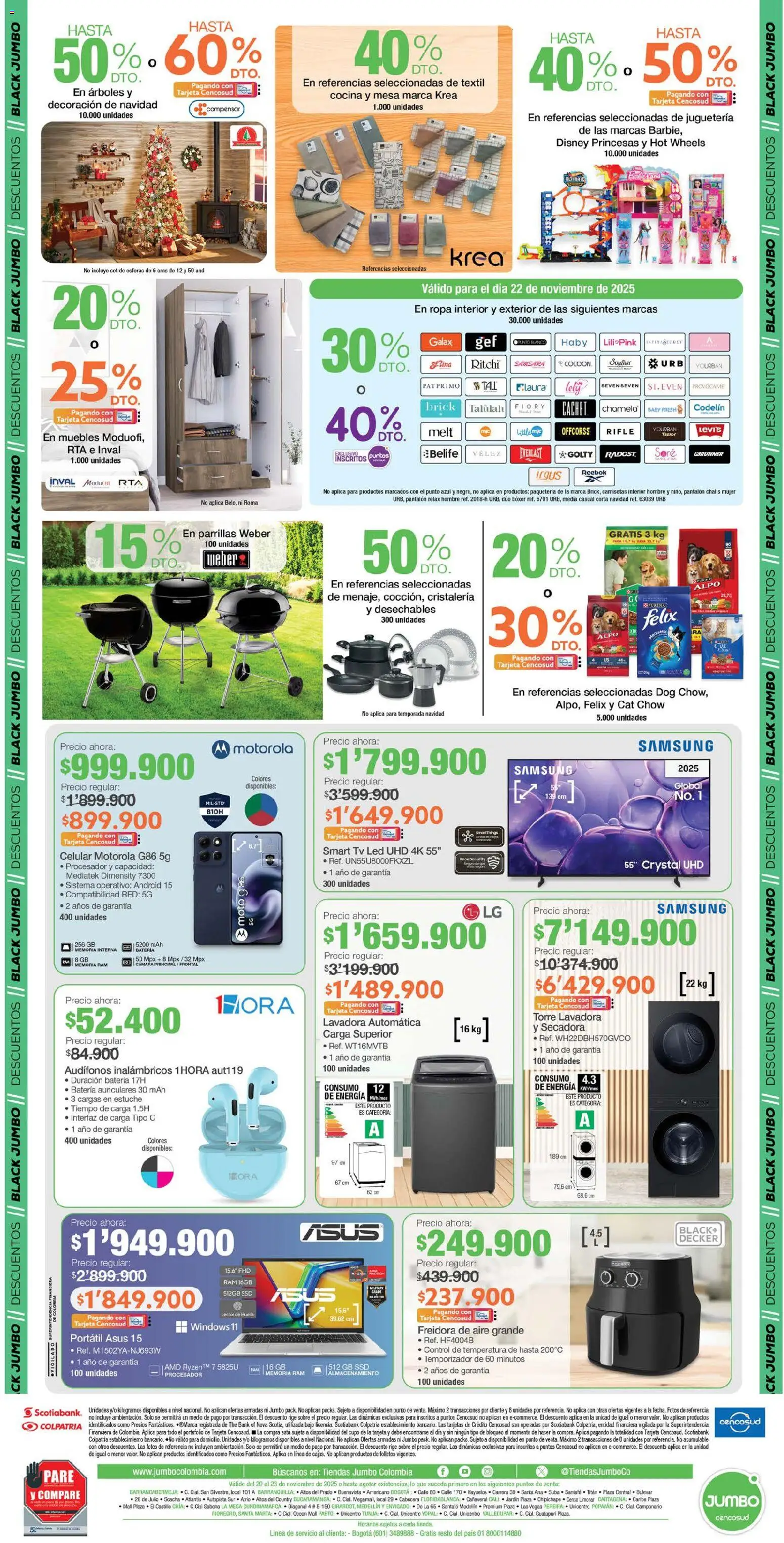 Jumbo revista - valida desde el 20.11.2025 | Página: 8 | Productos: Cámara, Cocina, Sobre, Freidora