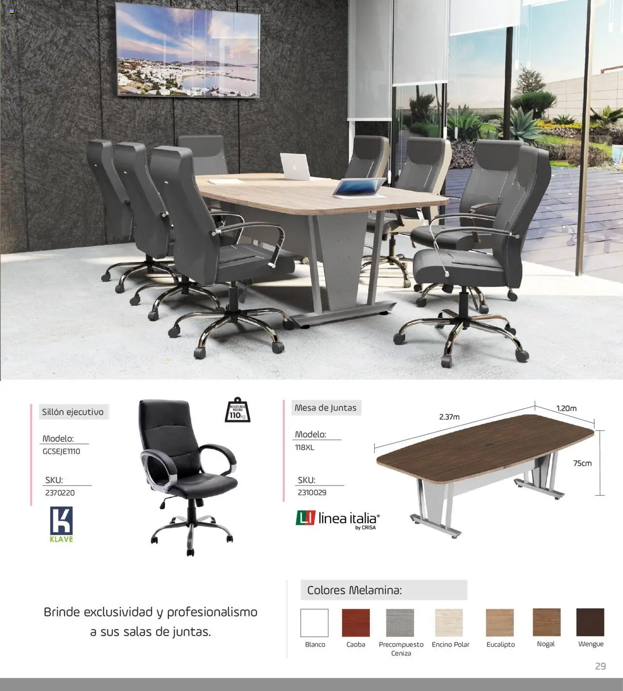 Nuevas ofertas de Ofix válidas en toda la República Mexicana desde el 17.08.2025. ¡Encuentra las mejores ofertas en Ofix - Catálogo Espacios! | Página: 29 | Productos: Sillón, Mesa