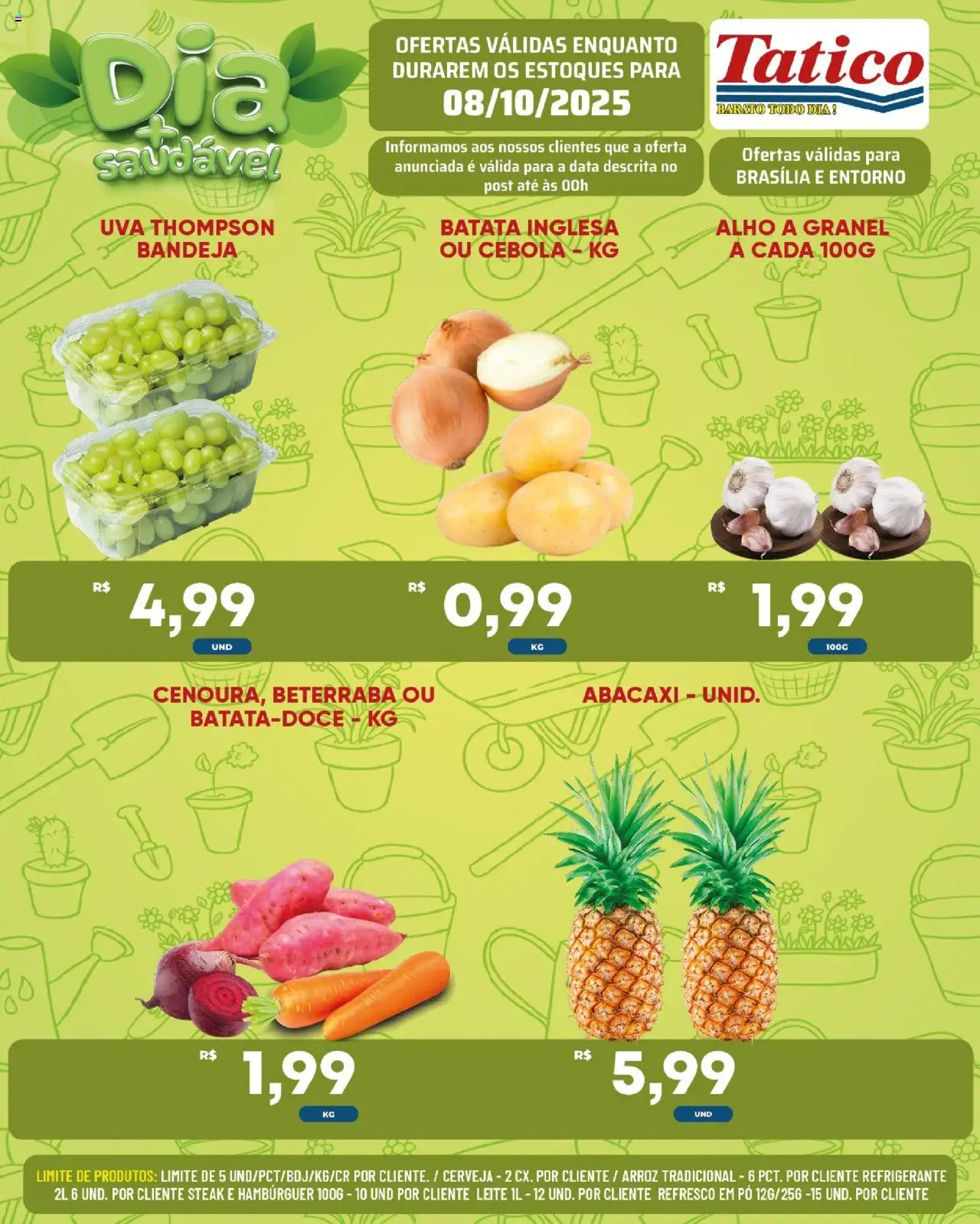 Tatico Folheto - válido de 09.10.2025 | Página: 32 | Produtos: Cebola, Cerveja, Arroz, Refrigerante