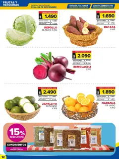 Vista previa Carrefour Maxi catálogo - Chubut válido desde el 03.11.2025 | Página: 14 | Productos: Batata, Repollo, Arroz, Orégano