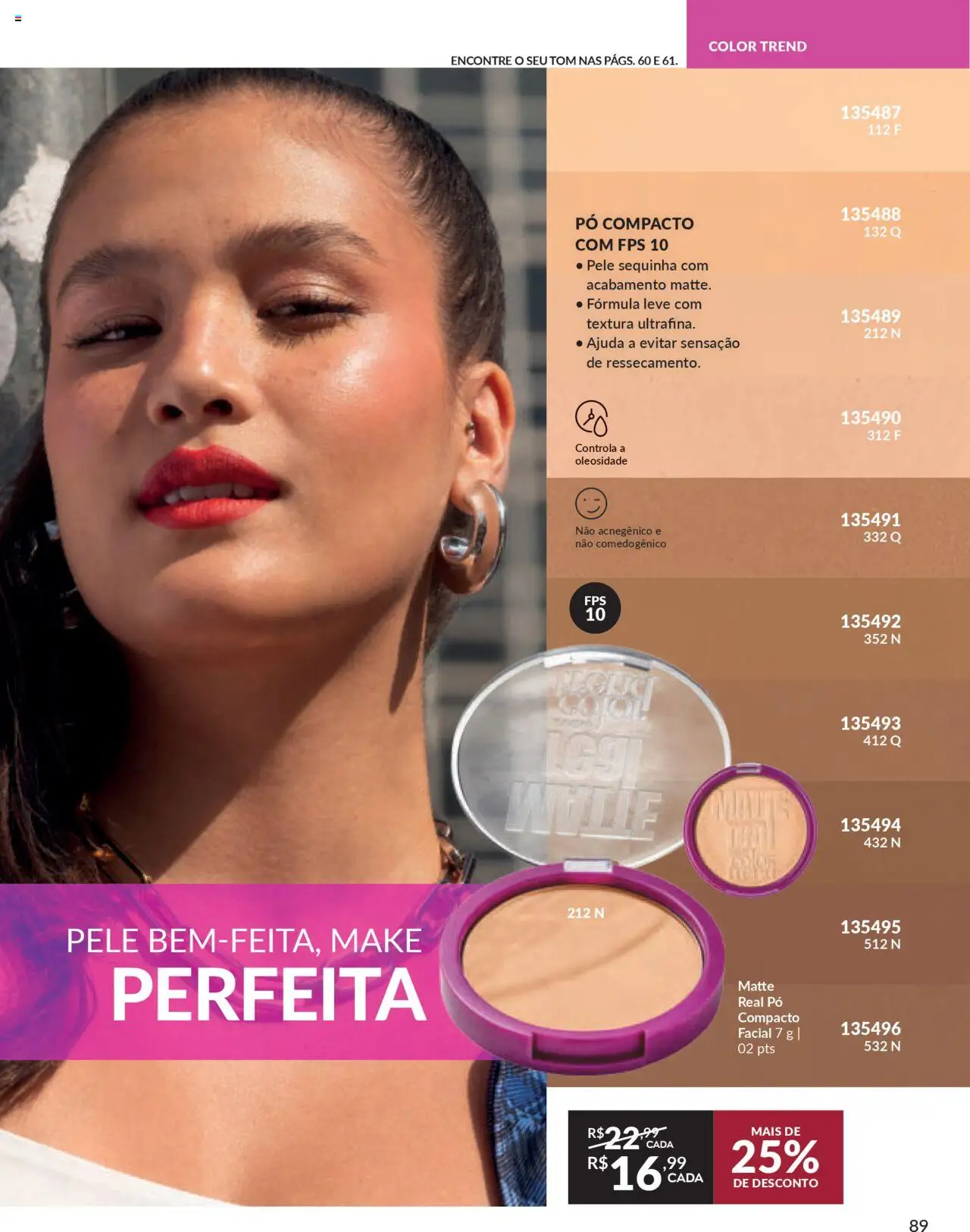 Avon Folheto - válido de 07.10.2025 | Página: 89 | Produtos: Pó compacto, Pó