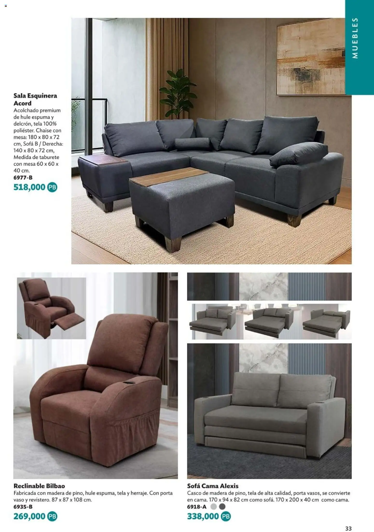 Nuevas ofertas de Betterware válidas en toda la República Mexicana desde el 05.01.2026. ¡Encuentra las mejores ofertas en Betterware Catálogo de Premios! | Página: 33 | Productos: Espuma, Cama, Mesa, Acolchado