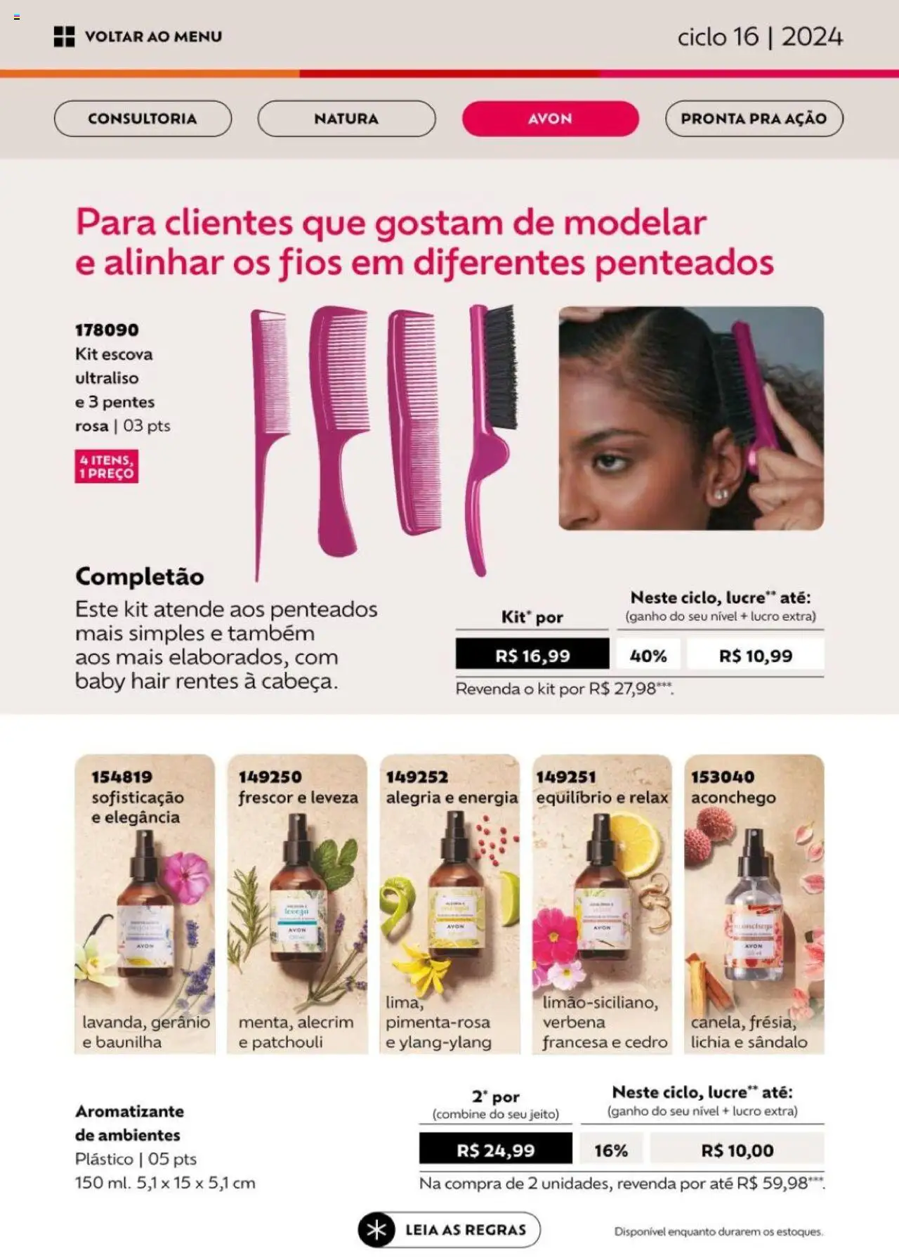 Avon Folheto - válido de 26.09.2025 | Página: 84 | Produtos: Lichia, Escova