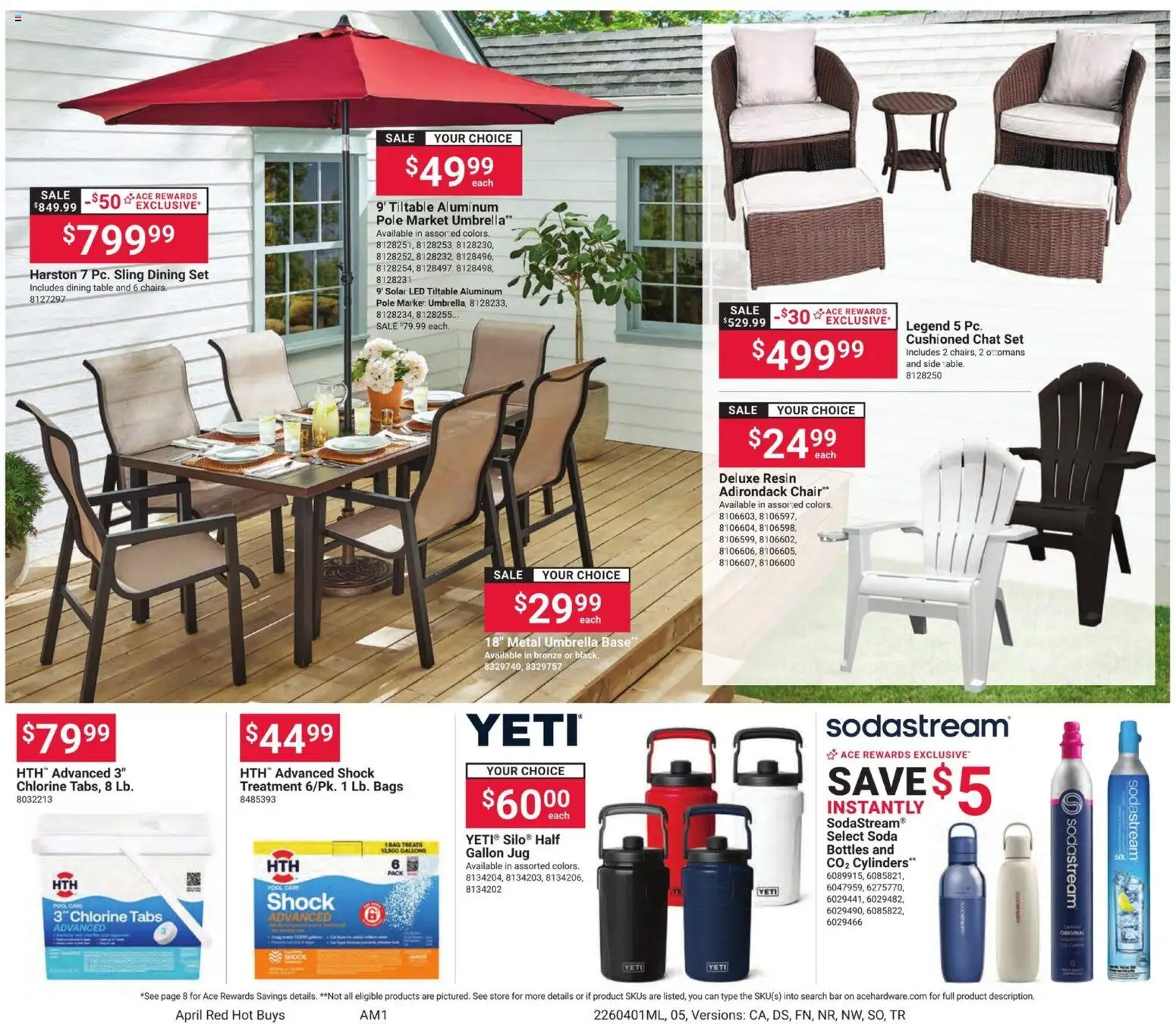Giant Eagle Ace Ad - valid from 01.04.2026 | Page: 5 | Products: Chair, Umbrella, Shock, Bag