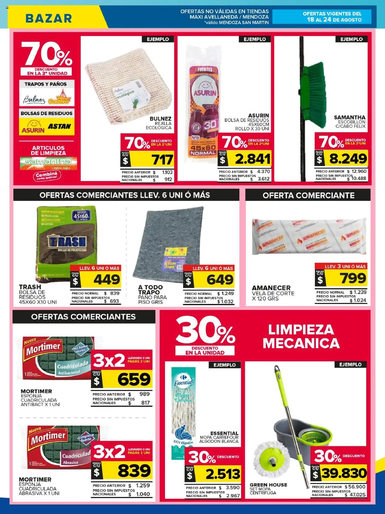 Carrefour Maxi catálogo - CABA │ válido desde el 18.08.2025 | Página: 24 | Productos: Vela, Algodón, Rejilla, Esponja
