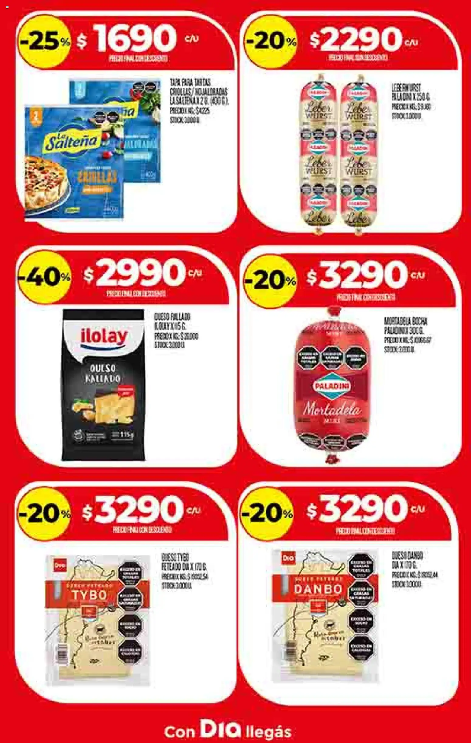 Supermercado DIA Ofertas │ válido desde el 12.11.2025 | Página: 13 | Productos: Mortadela, Queso