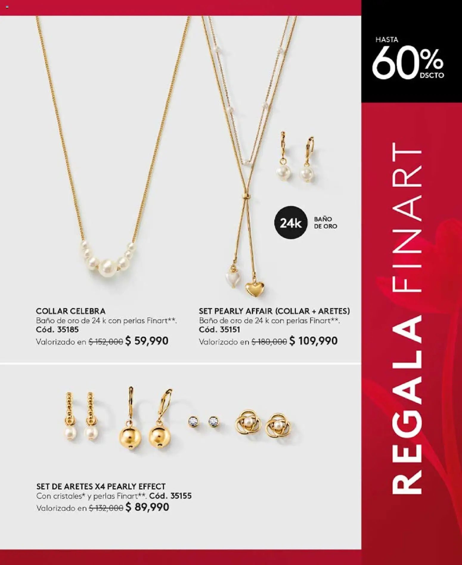 Ésika revista - valida desde el 24.04.2026 | Página: 127 | Productos: Aretes, Baño, Collar