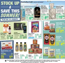Menards Weekly Ad - valid from 31.07.2025 | Page: 13 | Products: Bronzer, Sunscreen, Fish, Salt