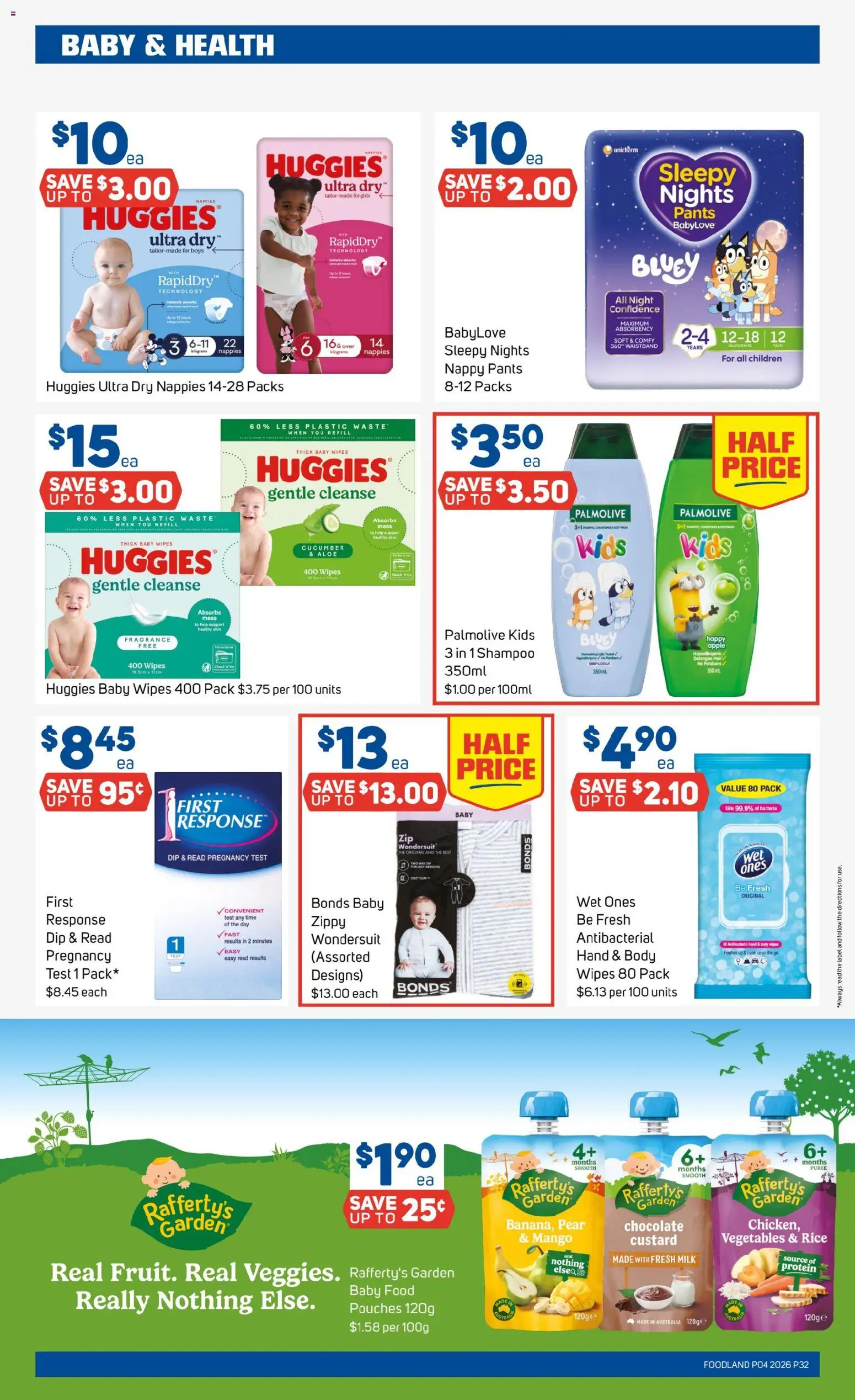 Foodland catalogue - valid from 21.01.2026 | Page: 32 | Products: Fragrance, Milk, Nappies, Pants