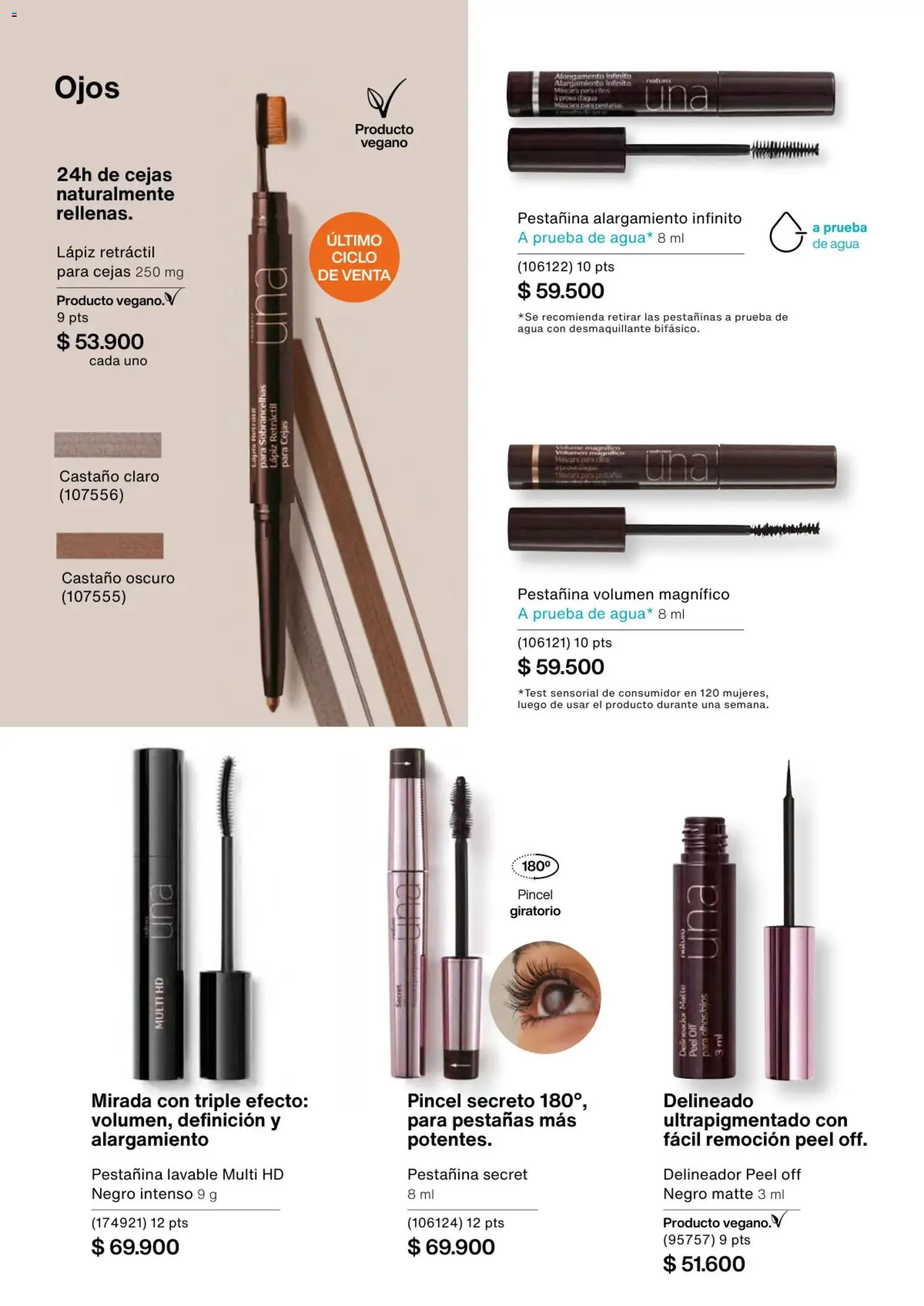 Natura revista - valida desde el 13.11.2025 | Página: 82 | Productos: Agua, Delineador, Desmaquillante