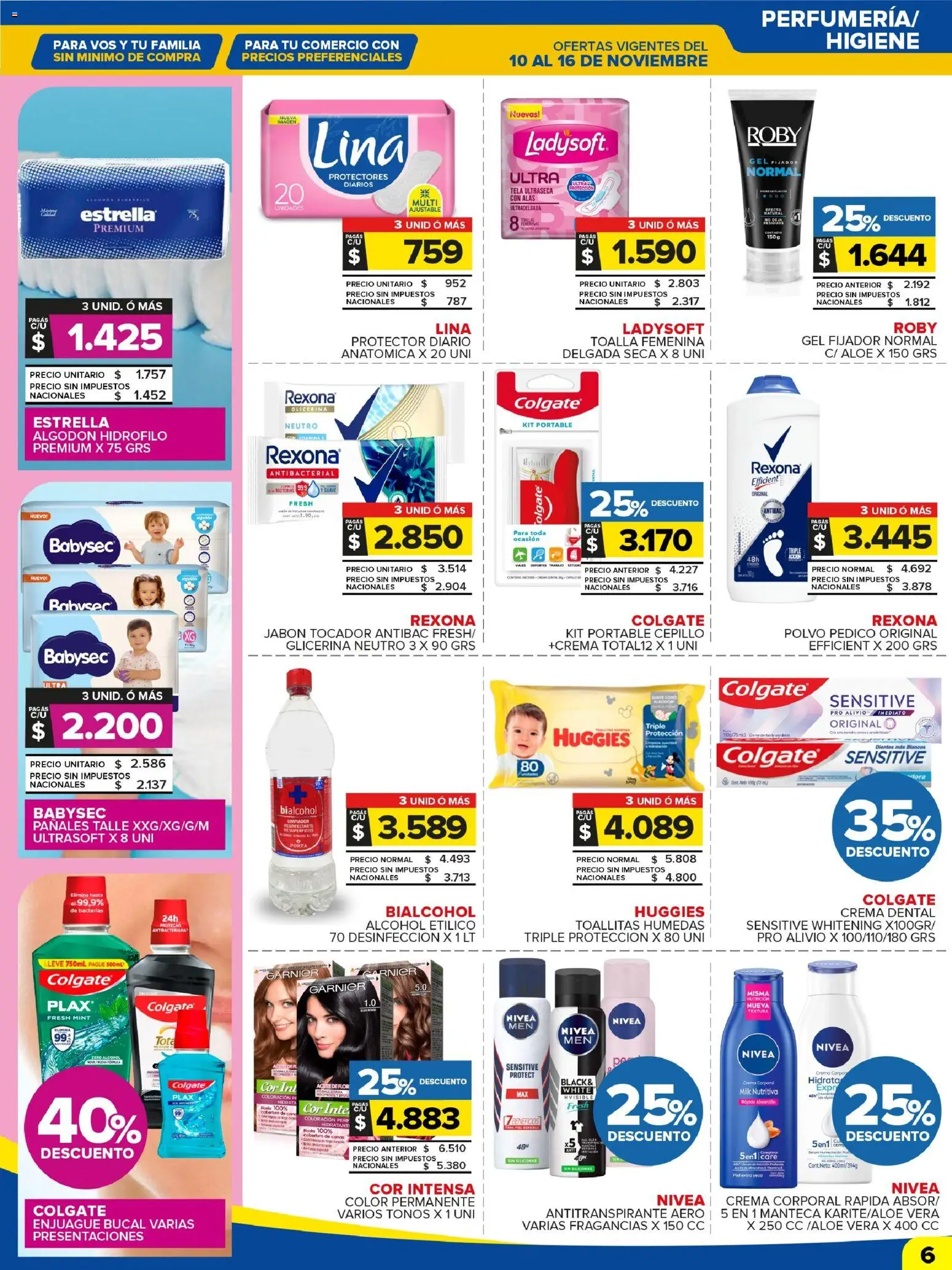 Carrefour Maxi catálogo │ válido desde el 10.11.2025 | Página: 8 | Productos: Algodón, Cepillo, Manteca, Crema
