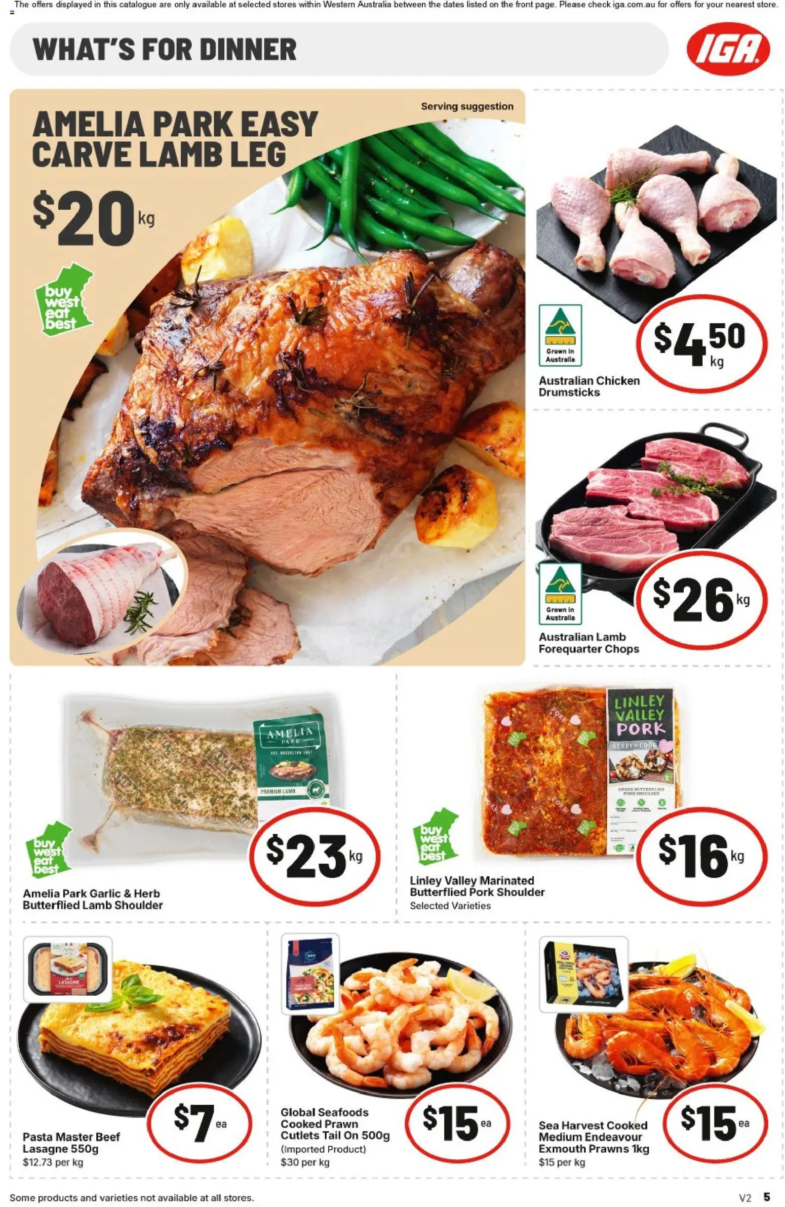IGA catalogue - valid from 31.12.2025 | Page: 5 | Products: Butter, Oil, Pizza, Beef