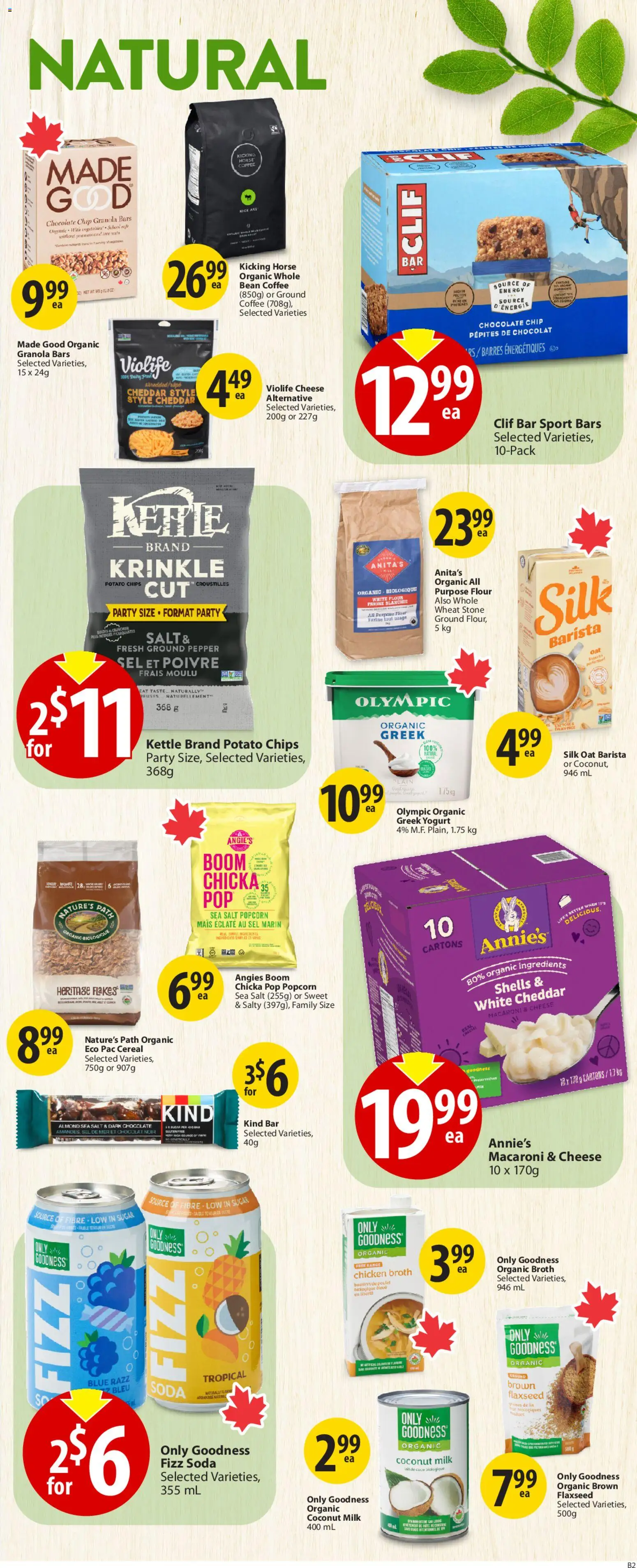 Save on foods flyer valid from 29.01.2026 | Page: 16 | Products: Kettle, Cheese, Yogurt, Chocolate
