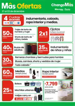 Vista previa Changomas ofertas válido desde el 27.11.2025 | Página: 15 | Productos: Manga, Bermudas, Ropa interior, Medias