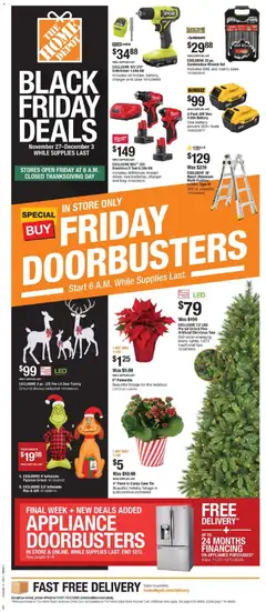 Preview of Home Depot weekly ads valid from 27.11.2025