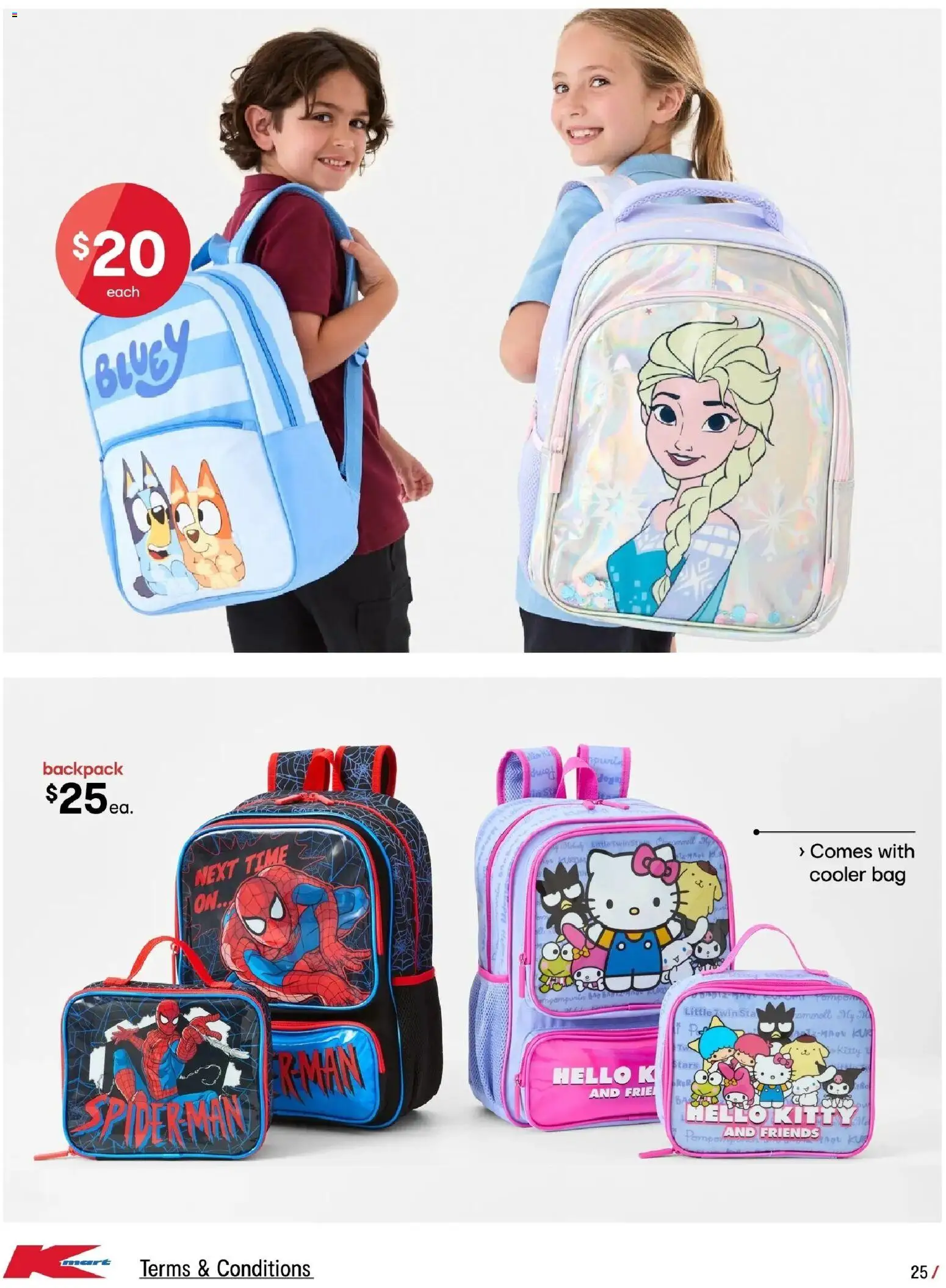 Kmart catalogue - valid from 08.01.2026 | Page: 25 | Products: Backpack, Bag