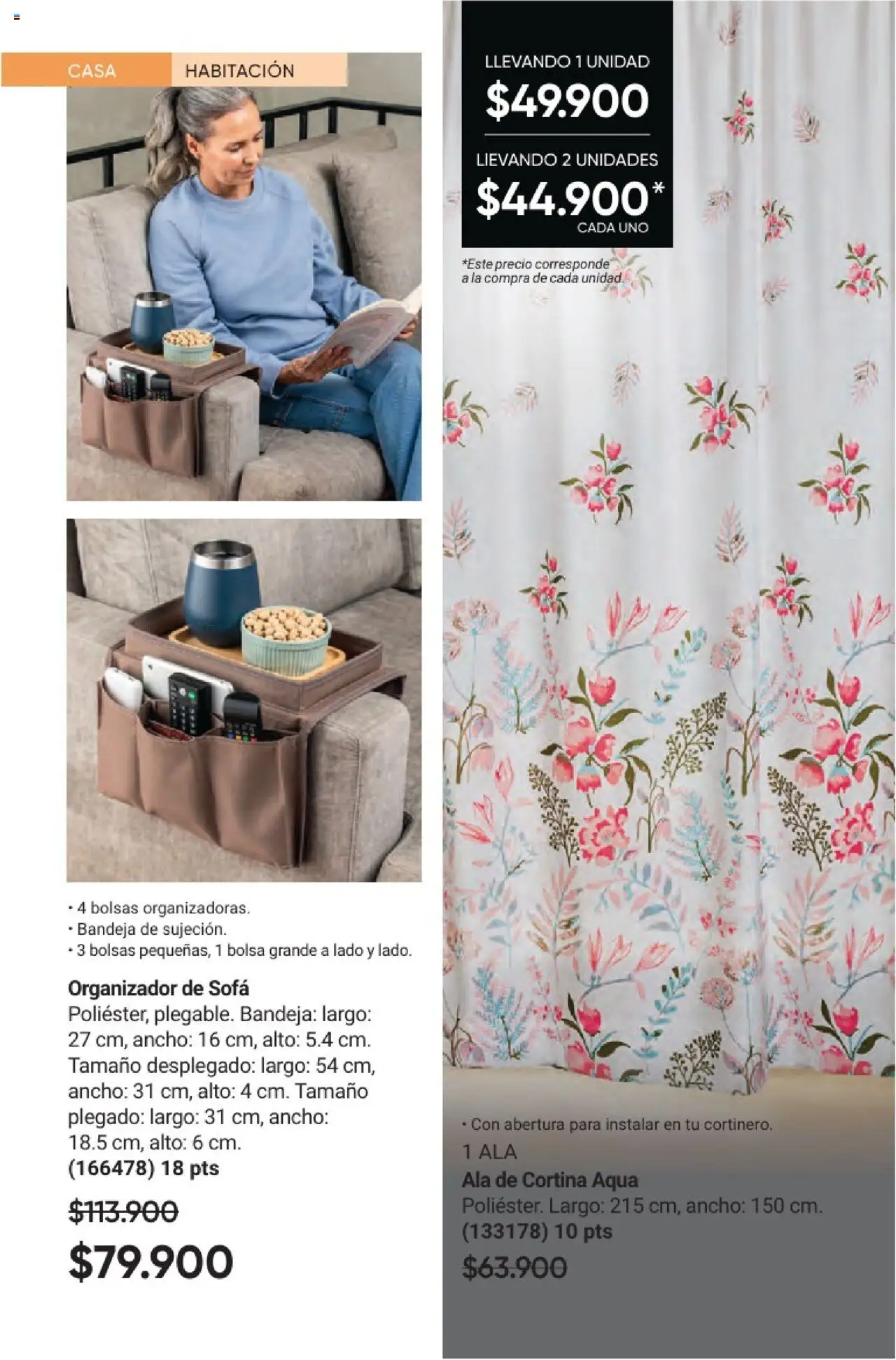 Avon revista - valida desde el 01.08.2025 | Página: 43 | Productos: Bandeja, Bolsa, Sofá, Organizador